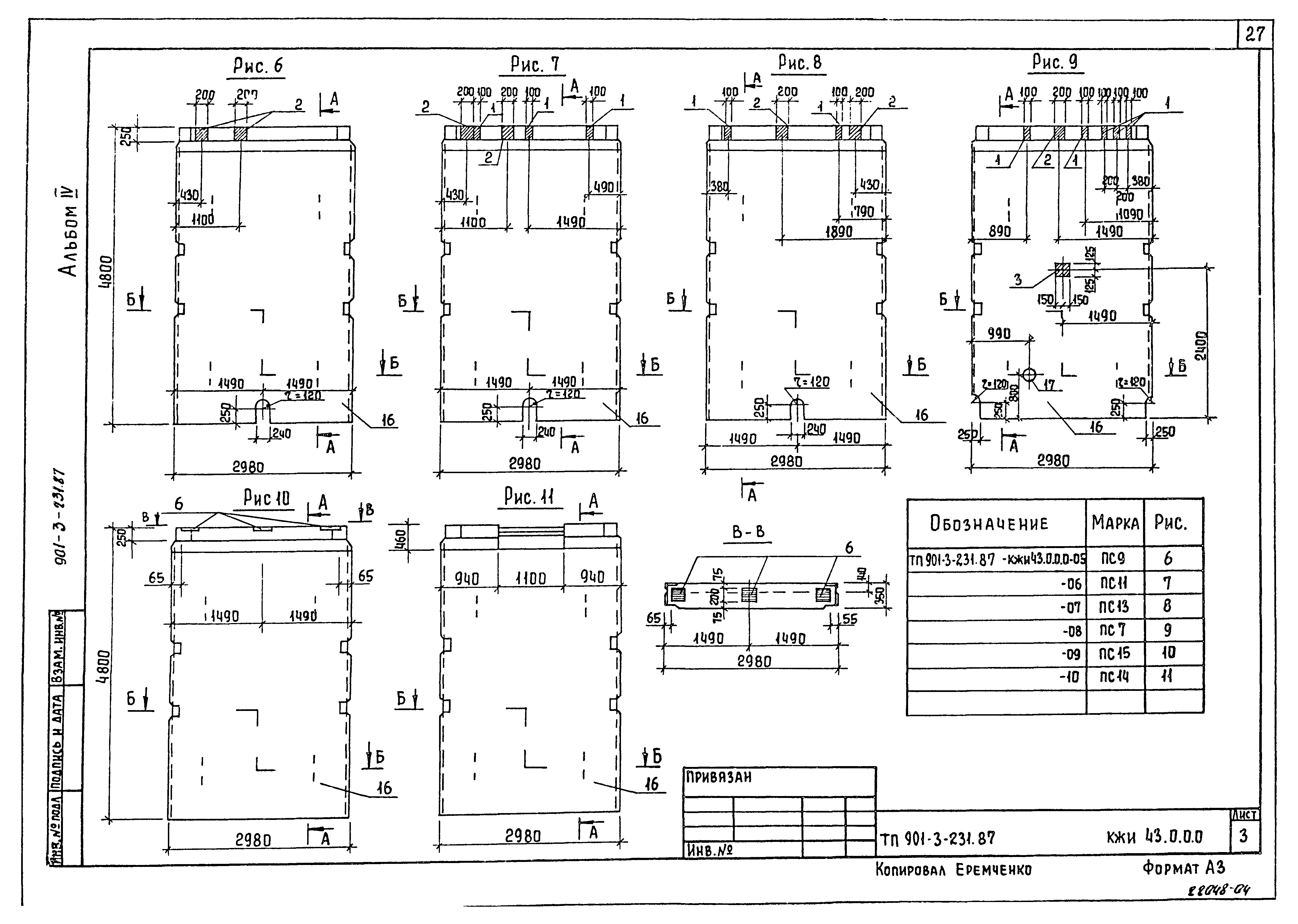 Типовой проект 901-3-231.87