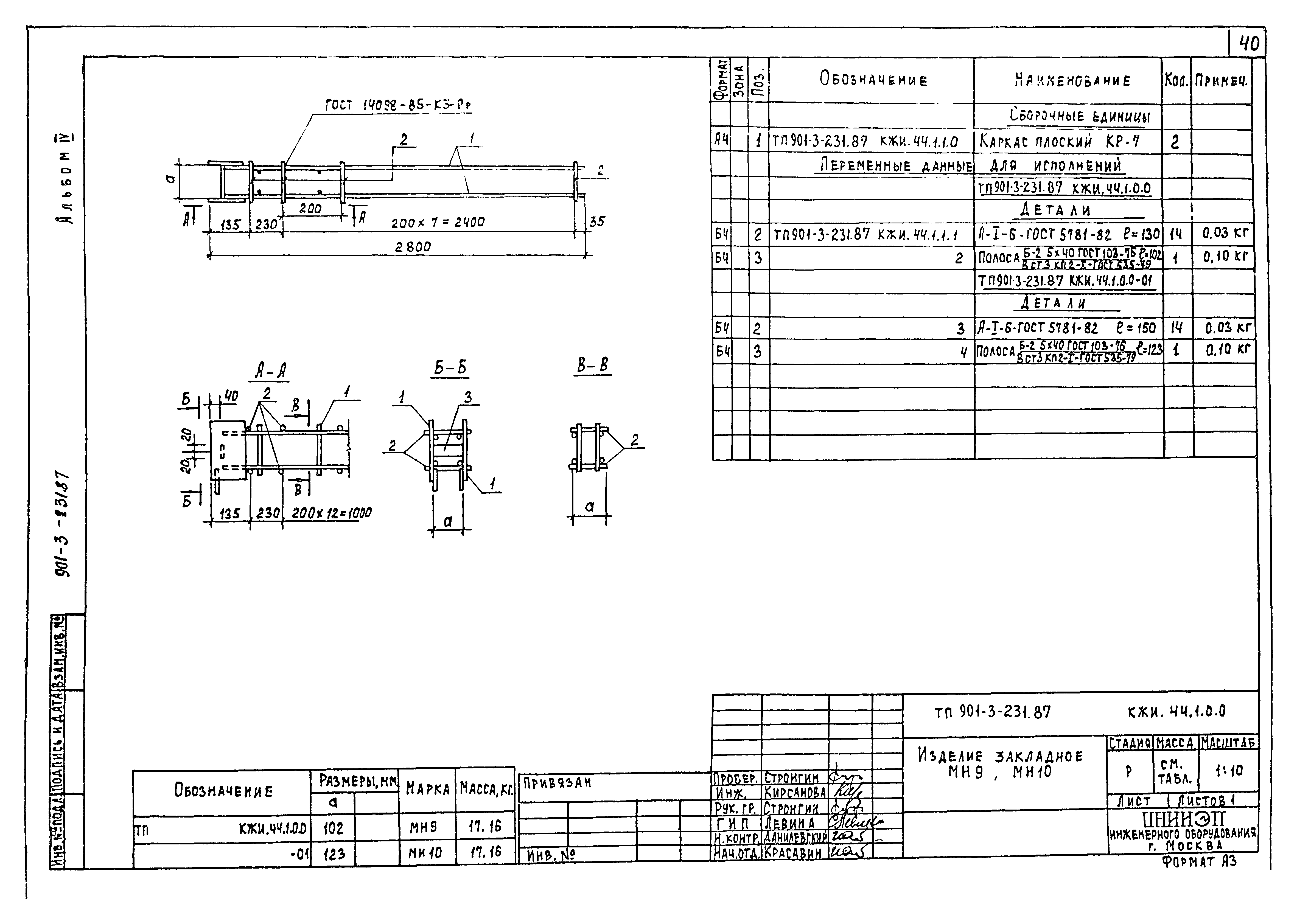 Типовой проект 901-3-231.87