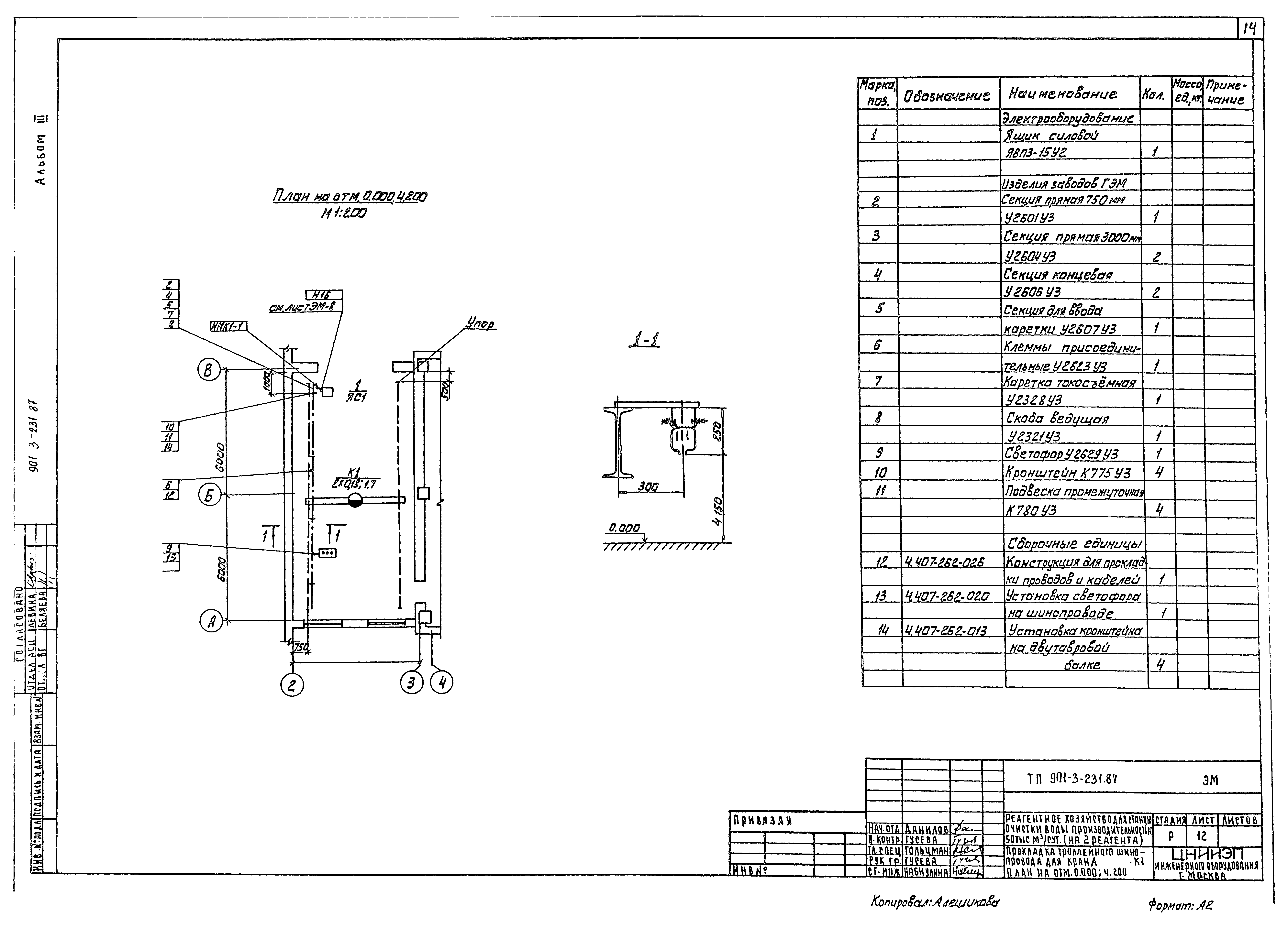 Типовой проект 901-3-231.87