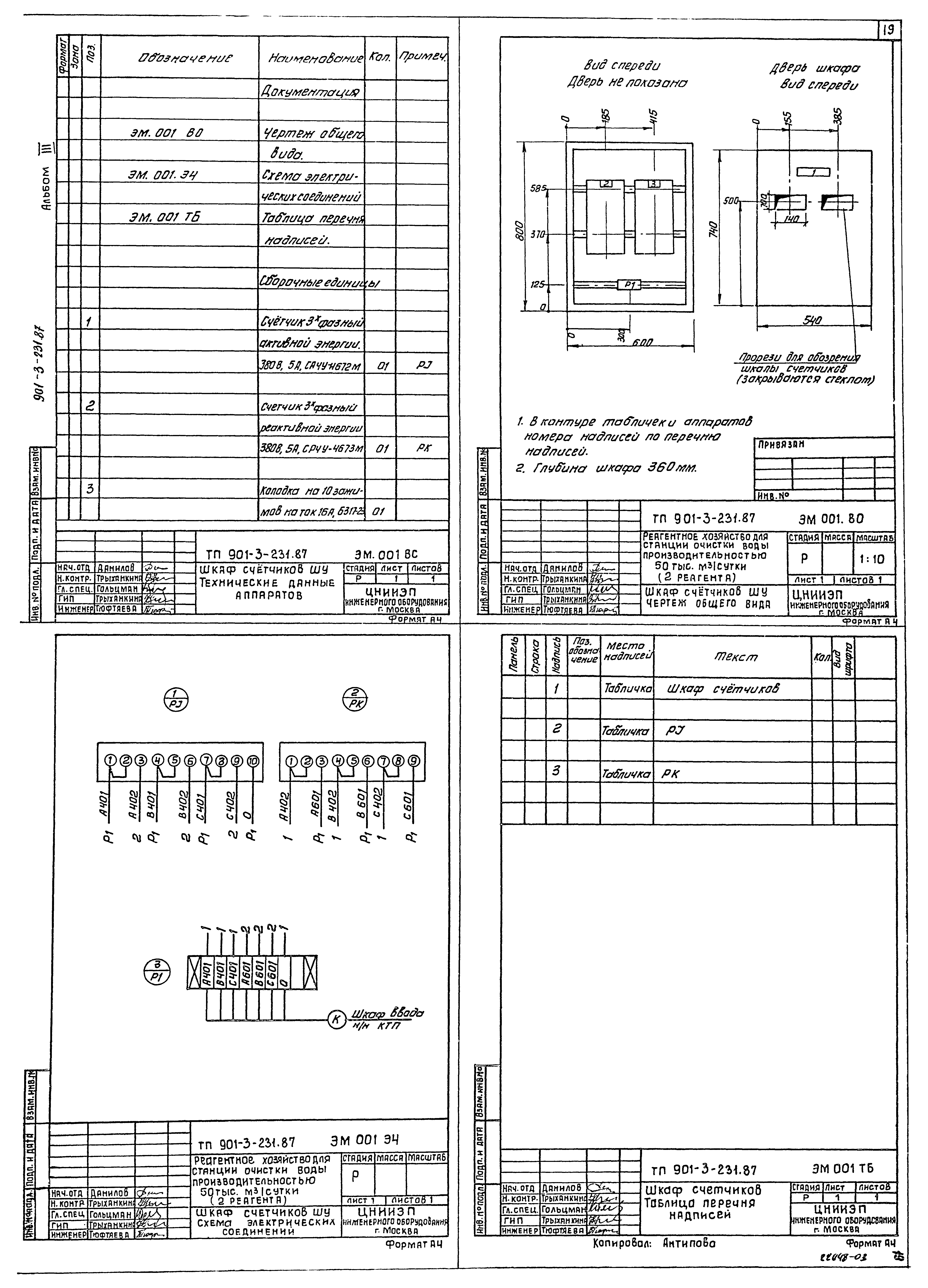 Типовой проект 901-3-231.87