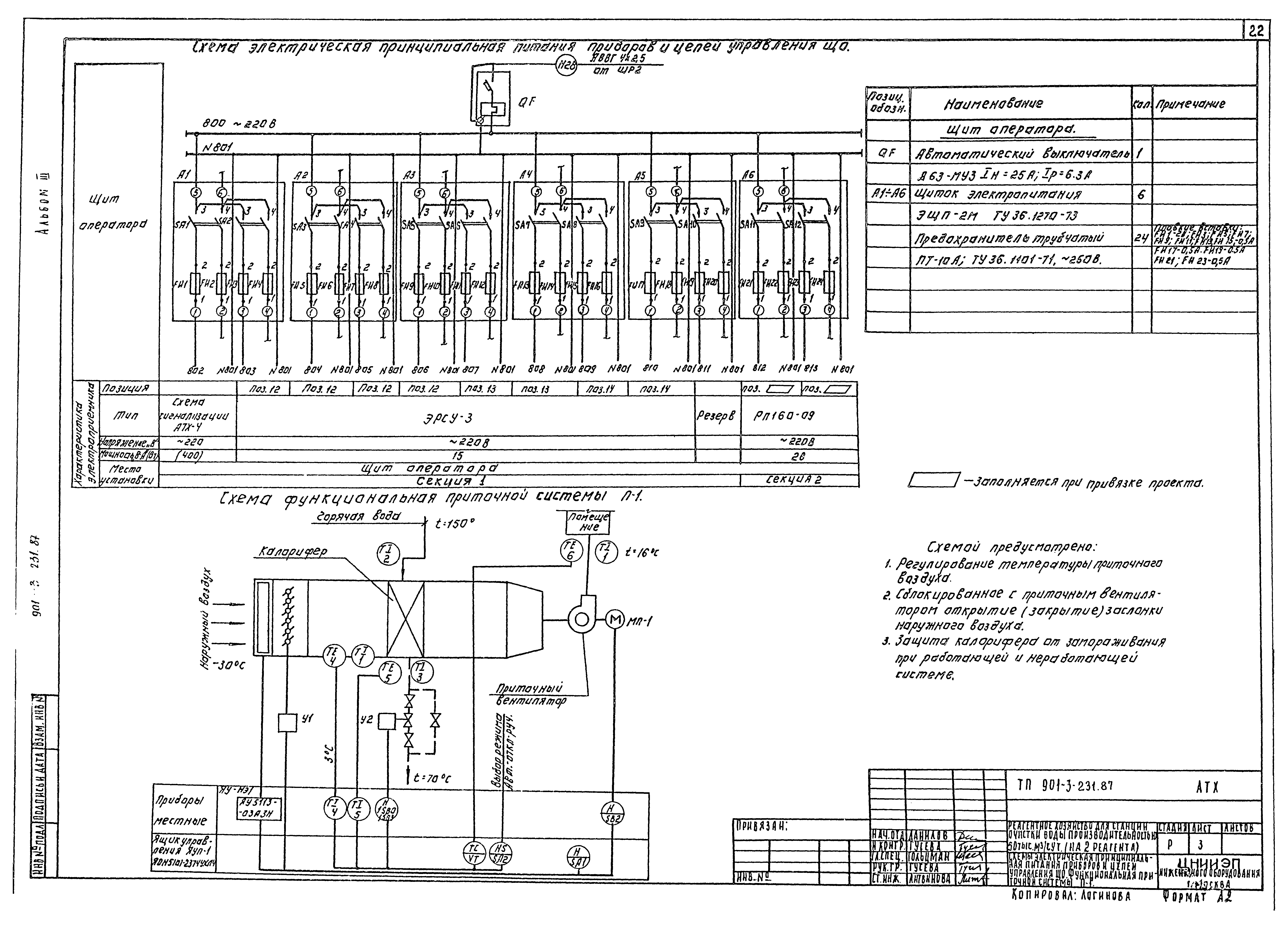 Типовой проект 901-3-231.87
