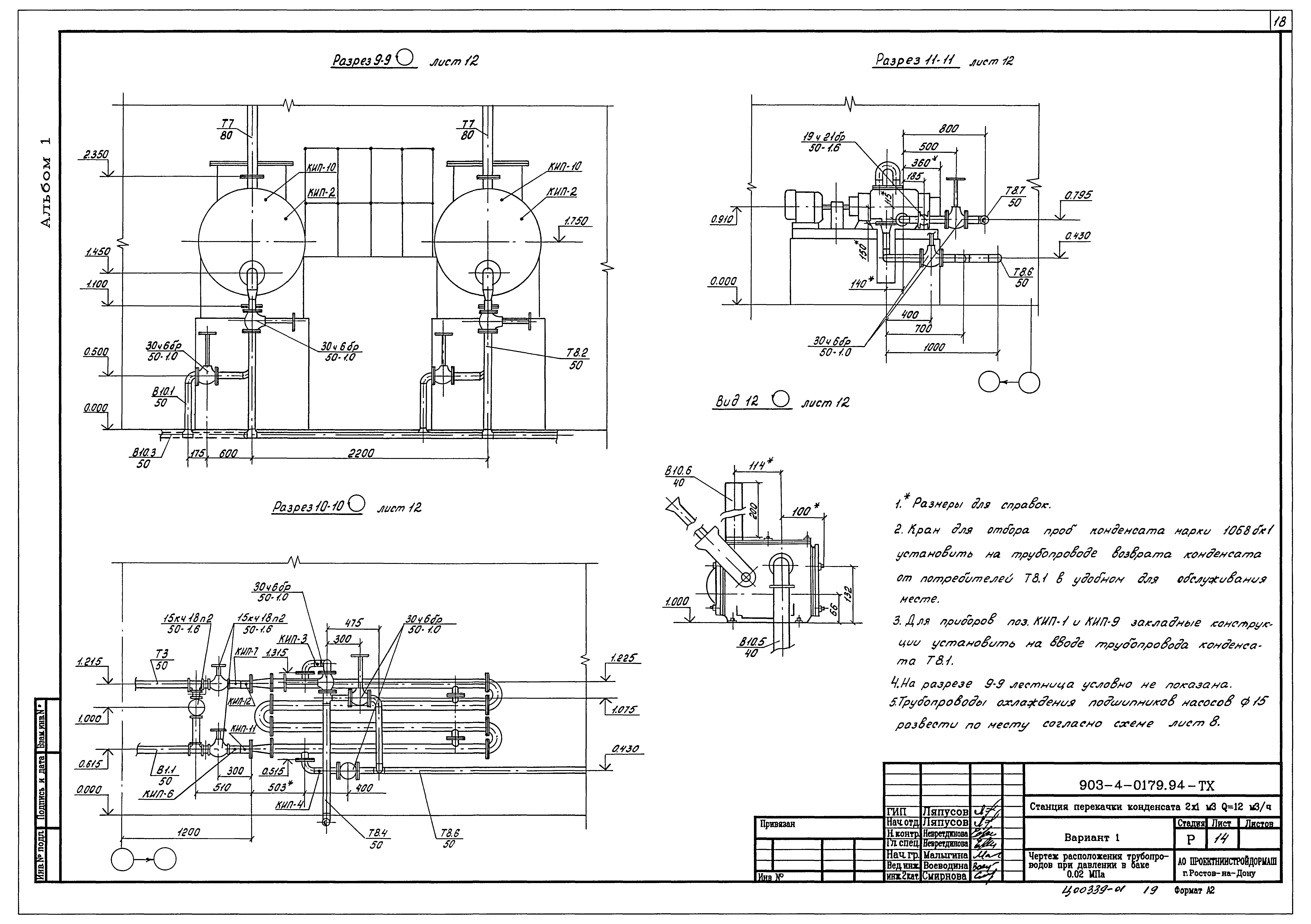 Типовые проектные решения 903-4-0179.94