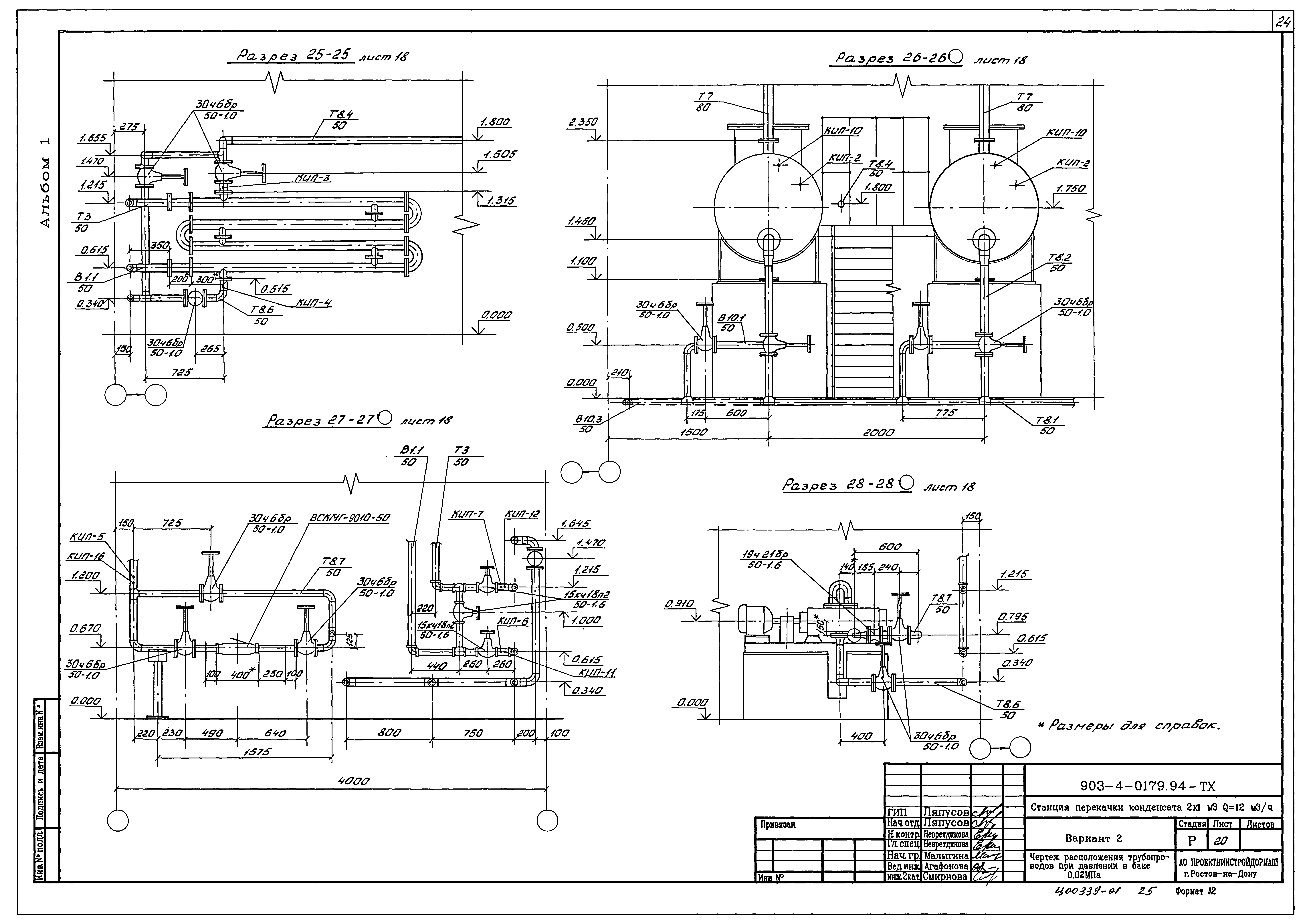 Типовые проектные решения 903-4-0179.94