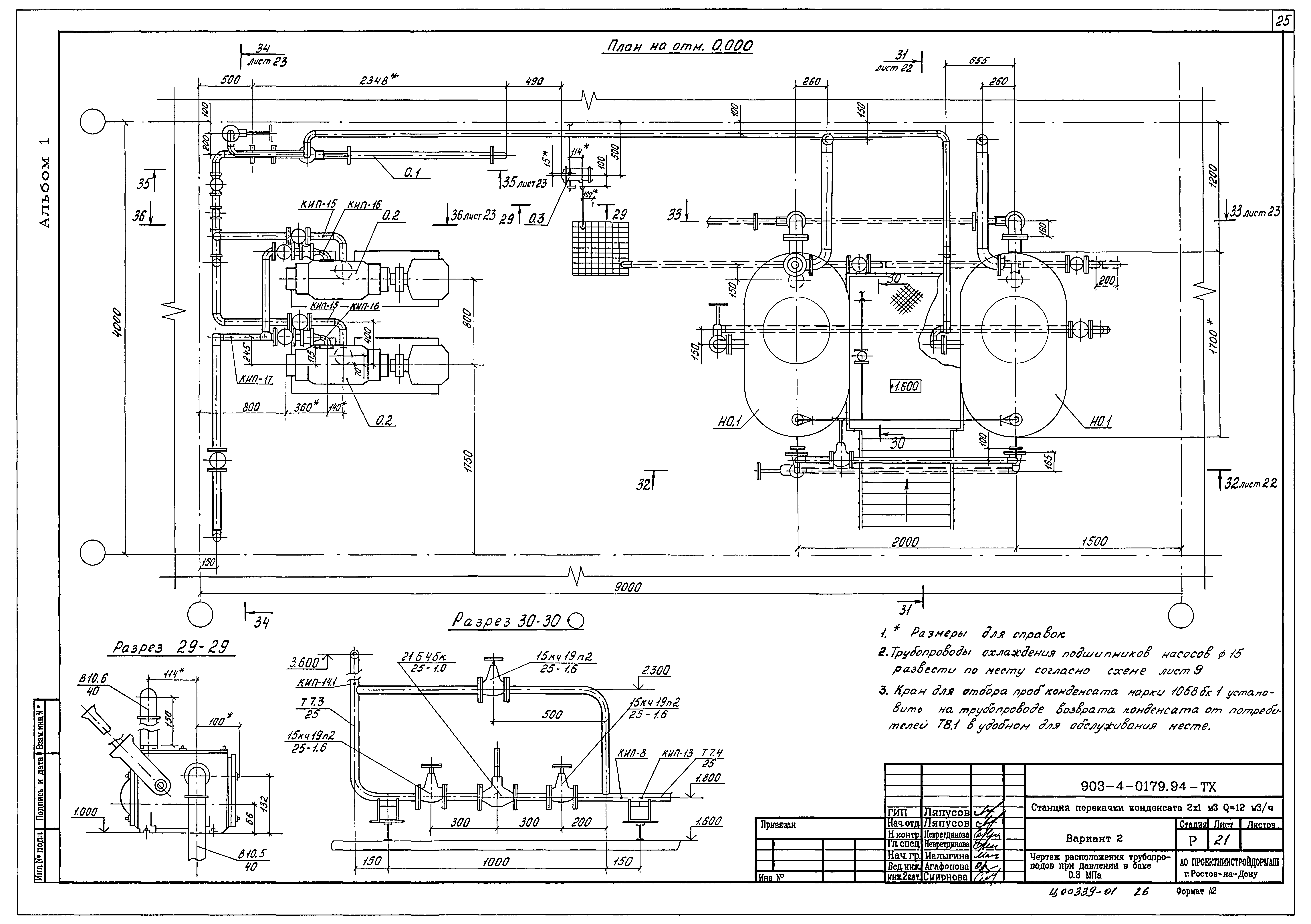 Типовые проектные решения 903-4-0179.94