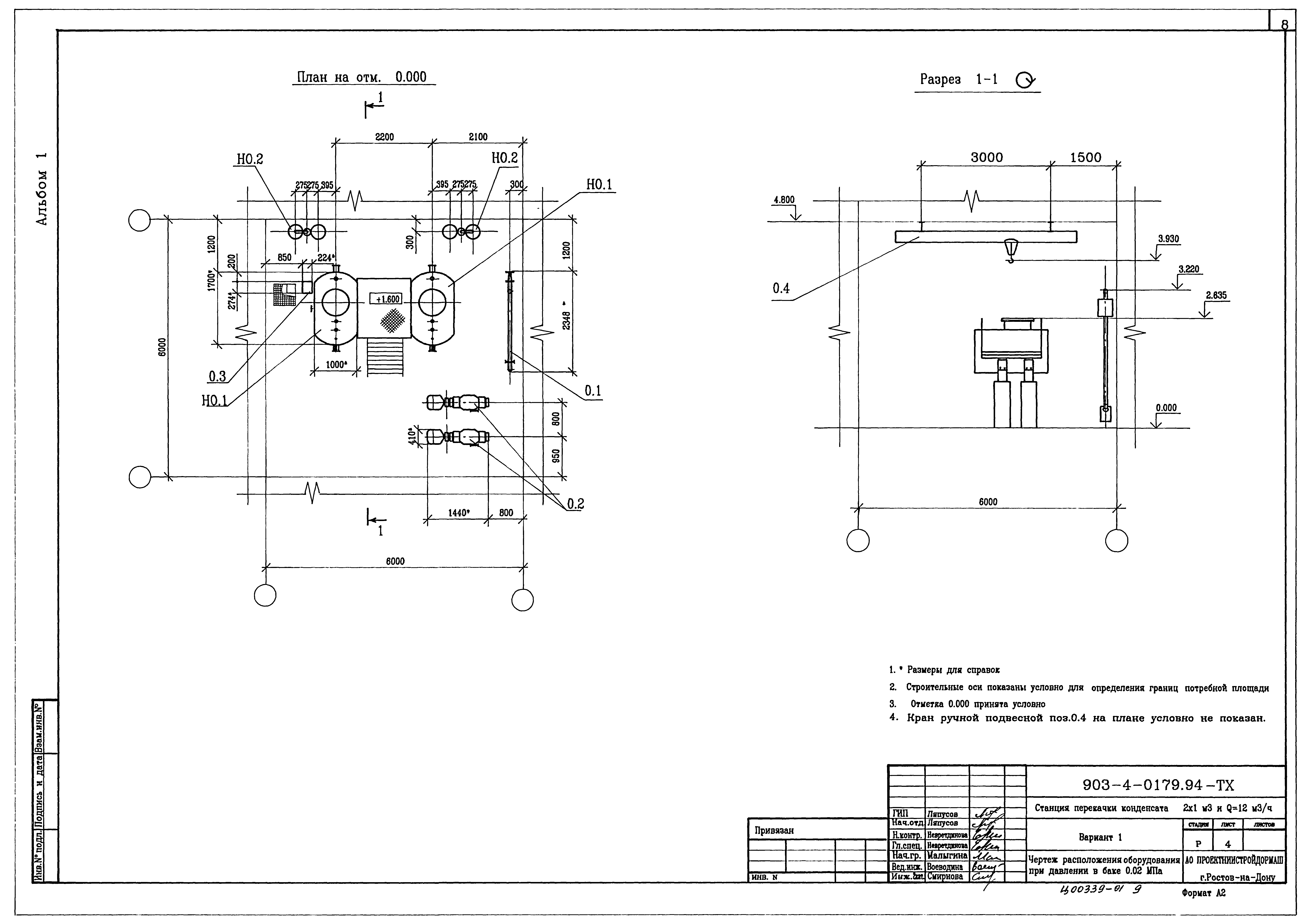 Типовые проектные решения 903-4-0179.94