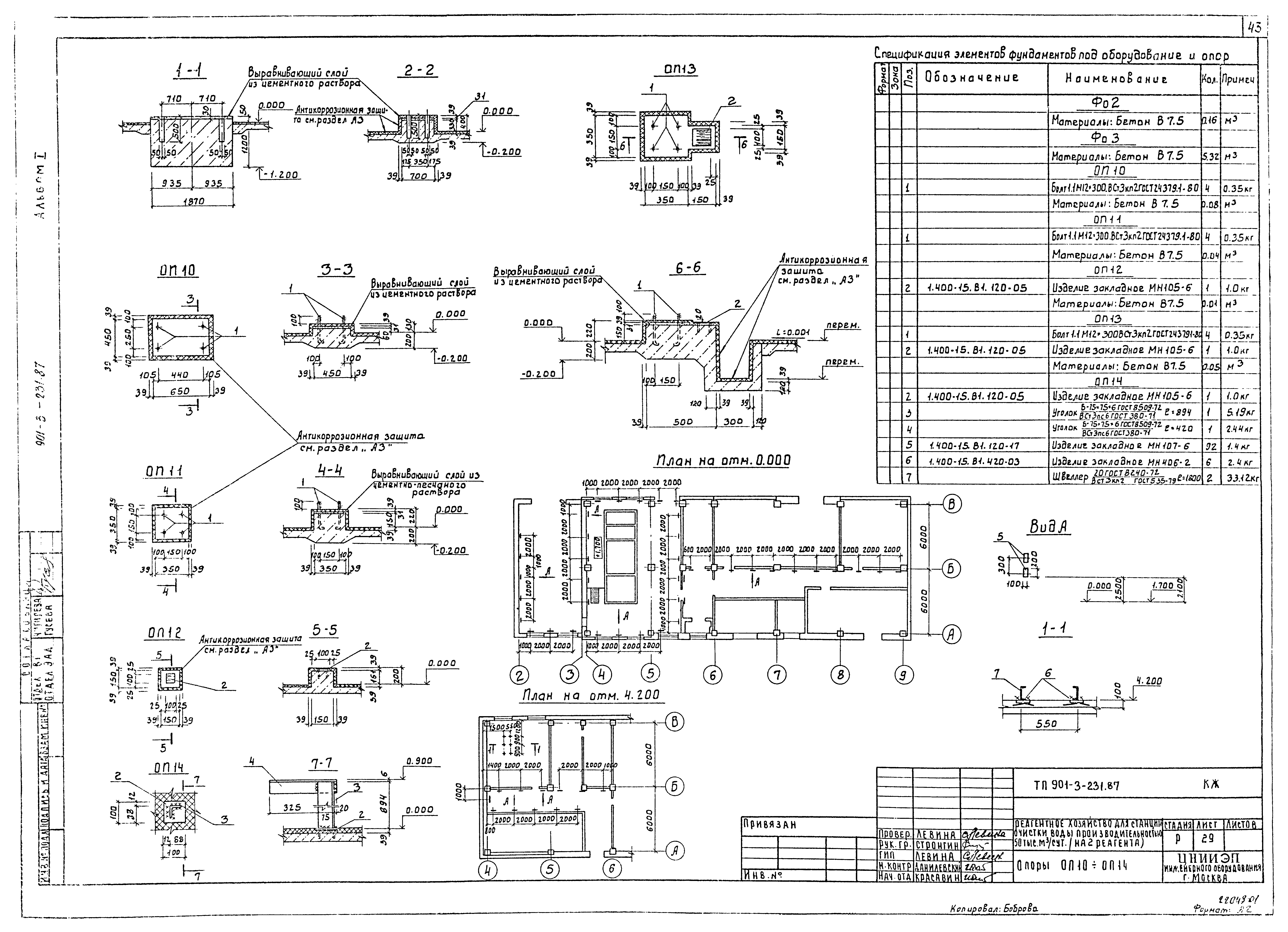Типовой проект 901-3-231.87