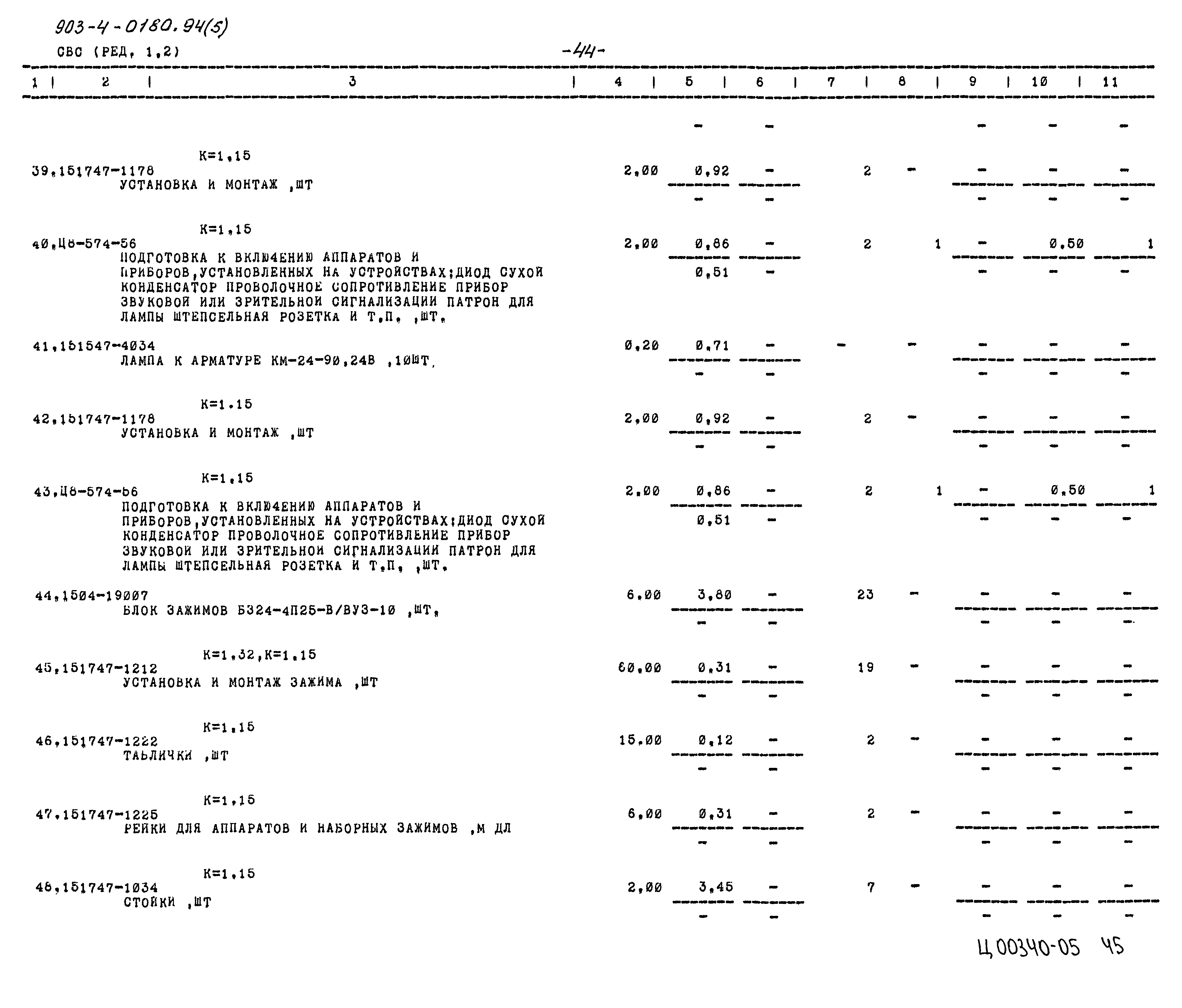 Типовые проектные решения 903-4-0180.94