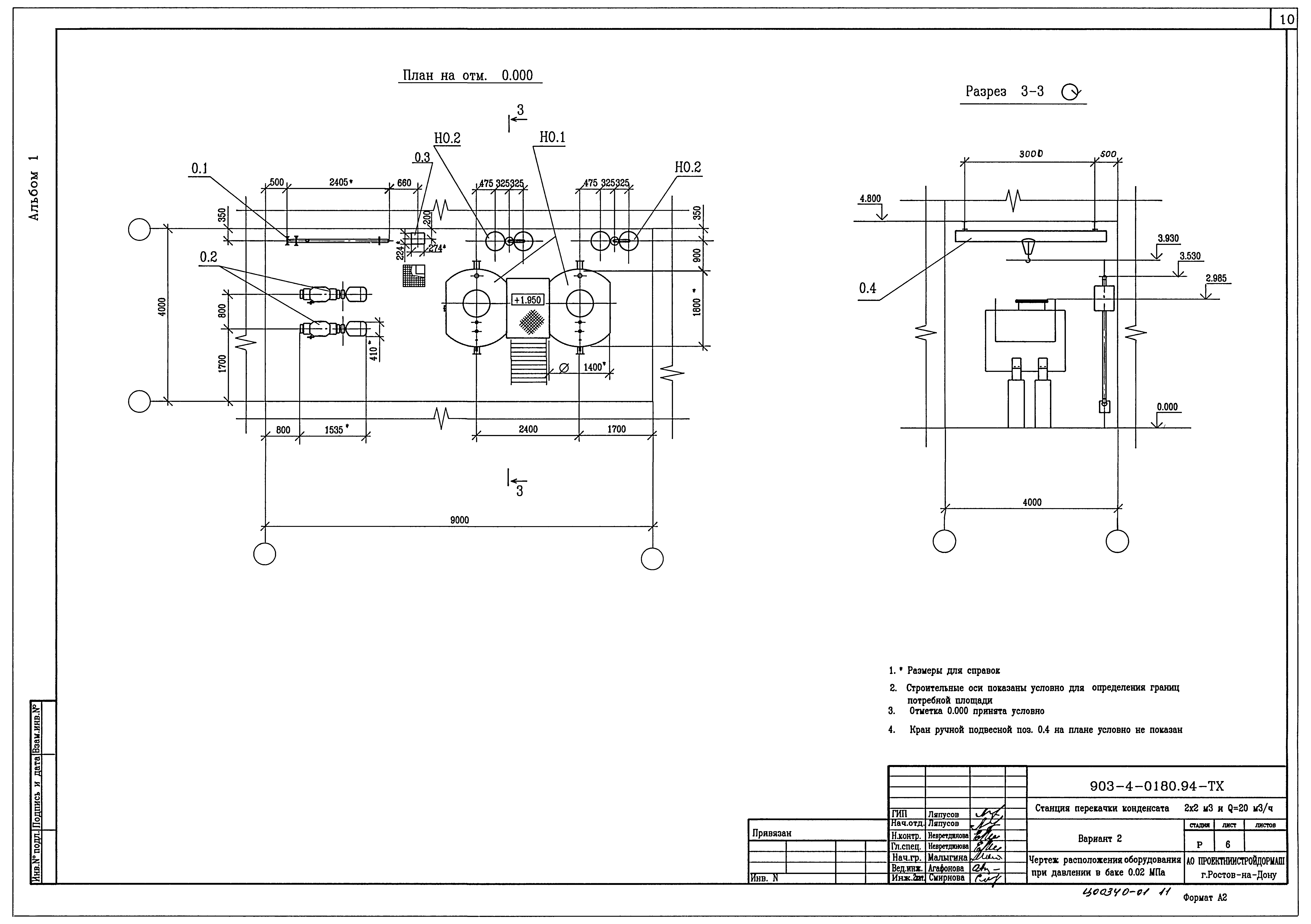 Типовые проектные решения 903-4-0180.94