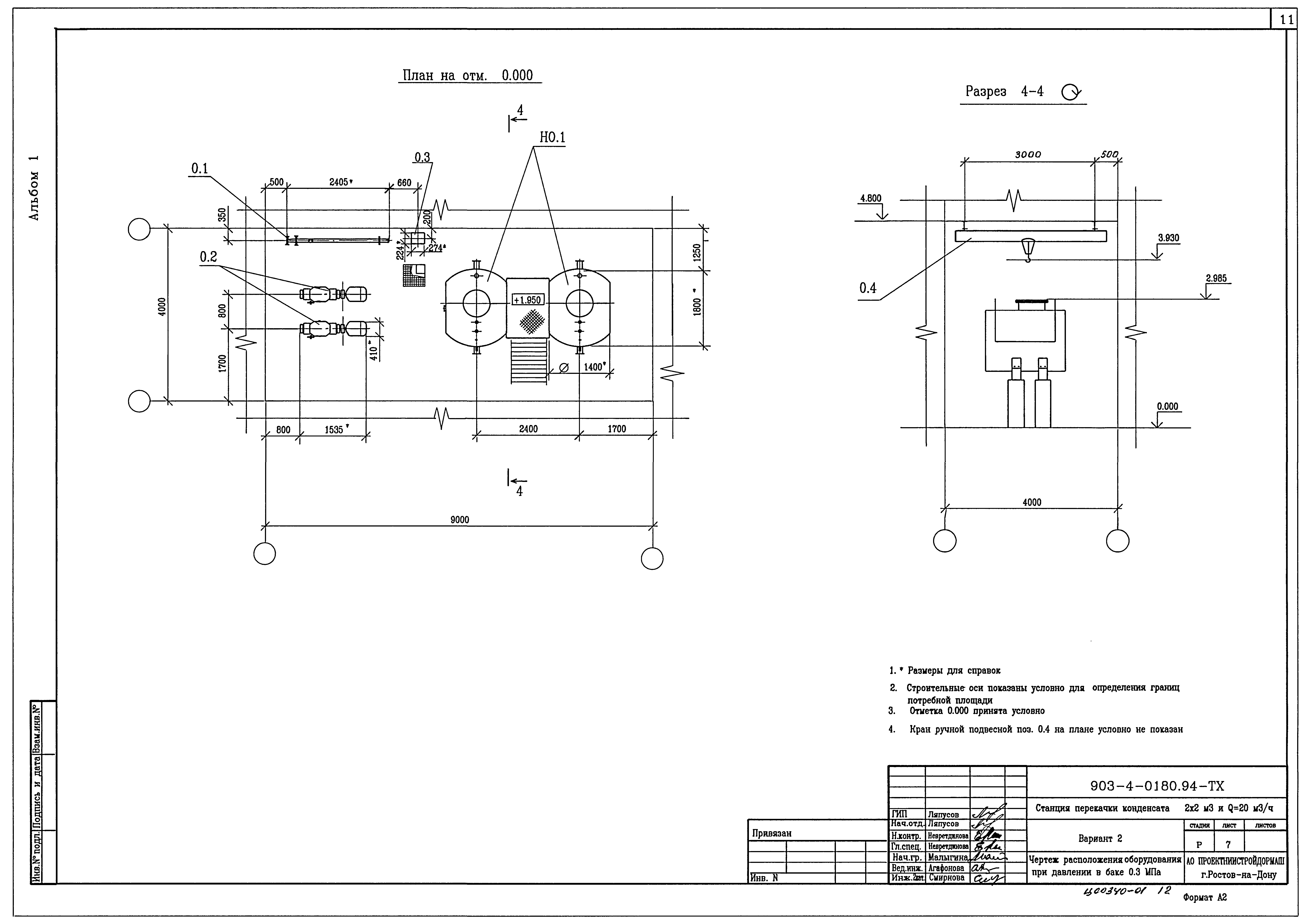 Типовые проектные решения 903-4-0180.94