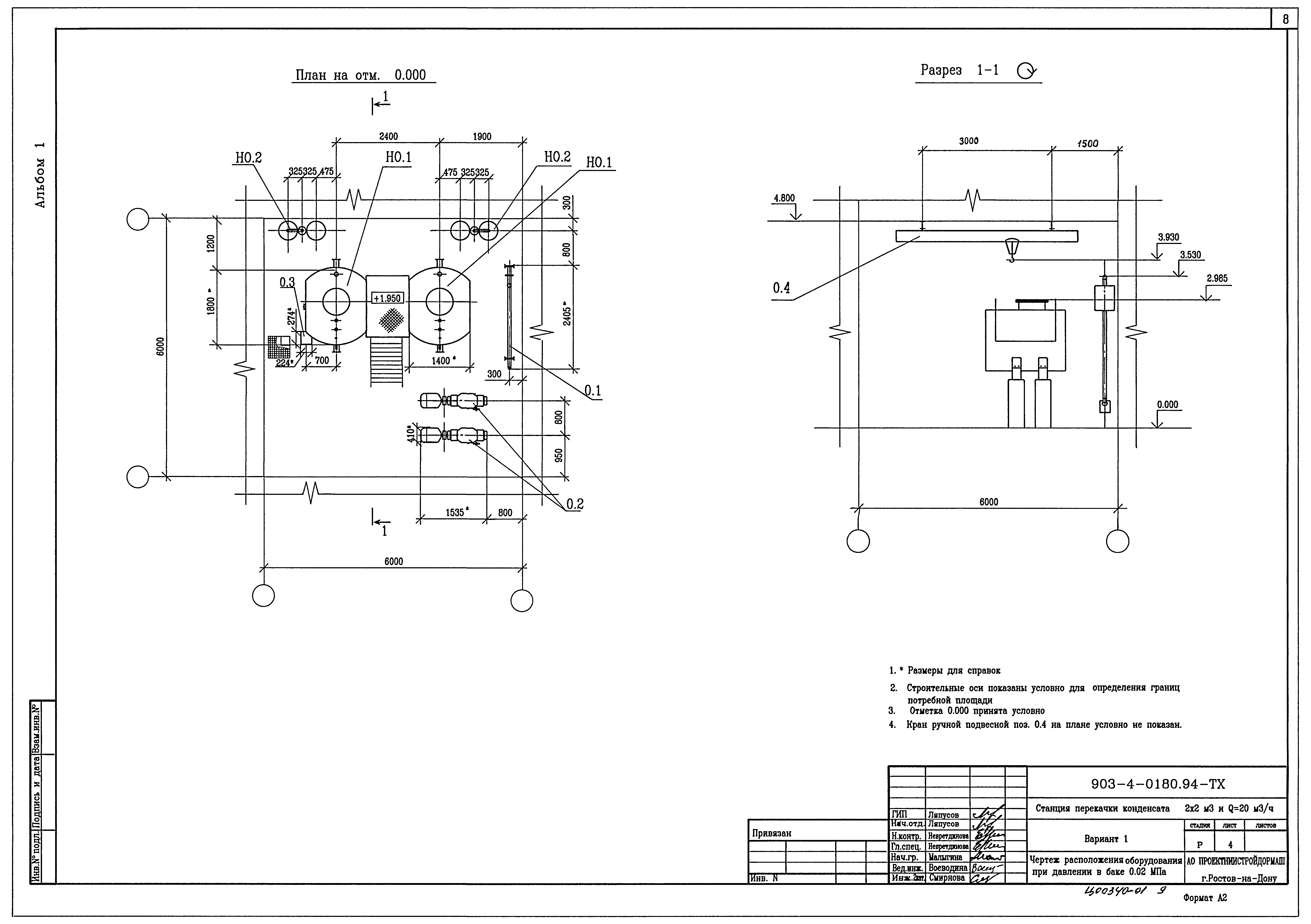 Типовые проектные решения 903-4-0180.94