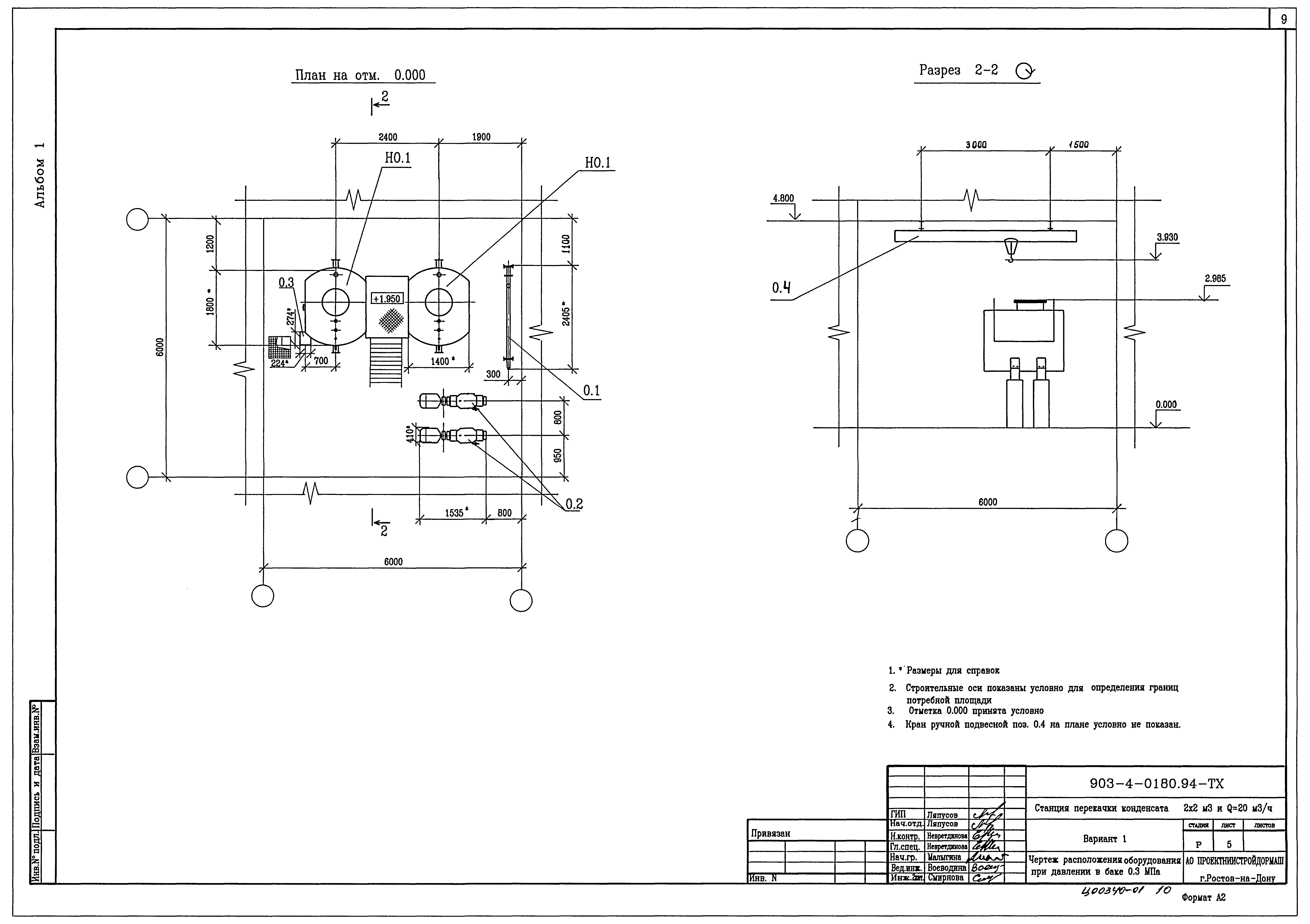 Типовые проектные решения 903-4-0180.94