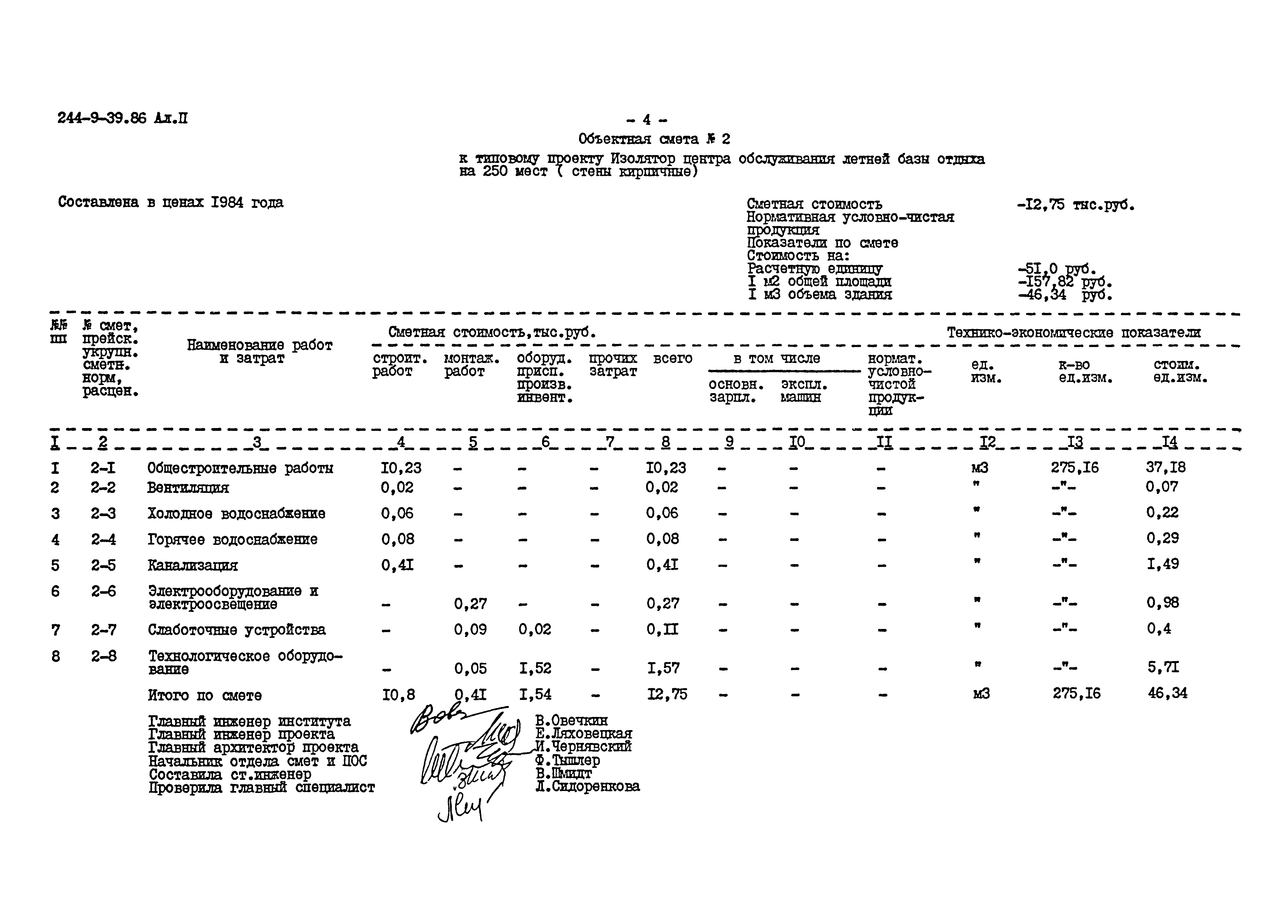 Типовой проект 244-9-39.86