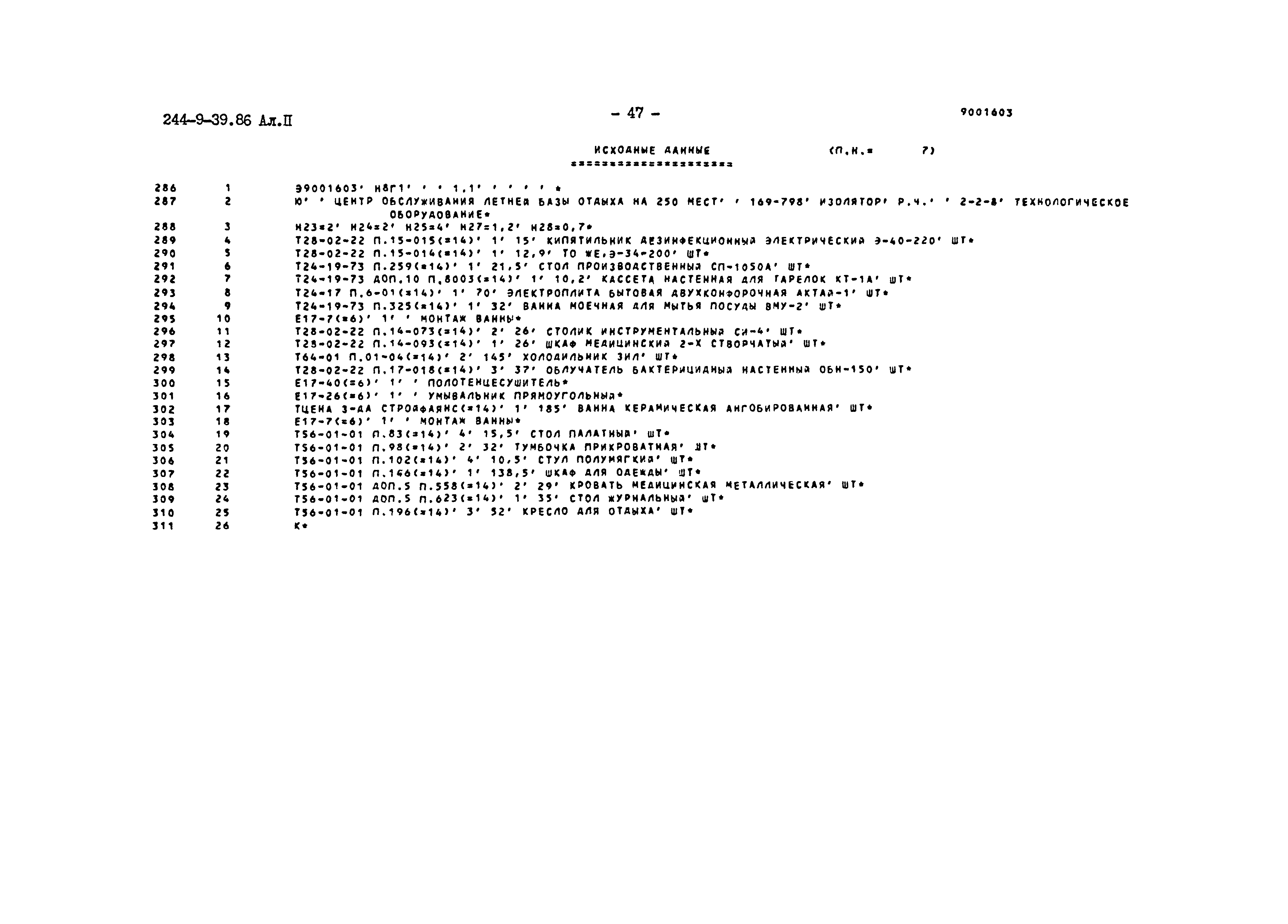 Типовой проект 244-9-39.86