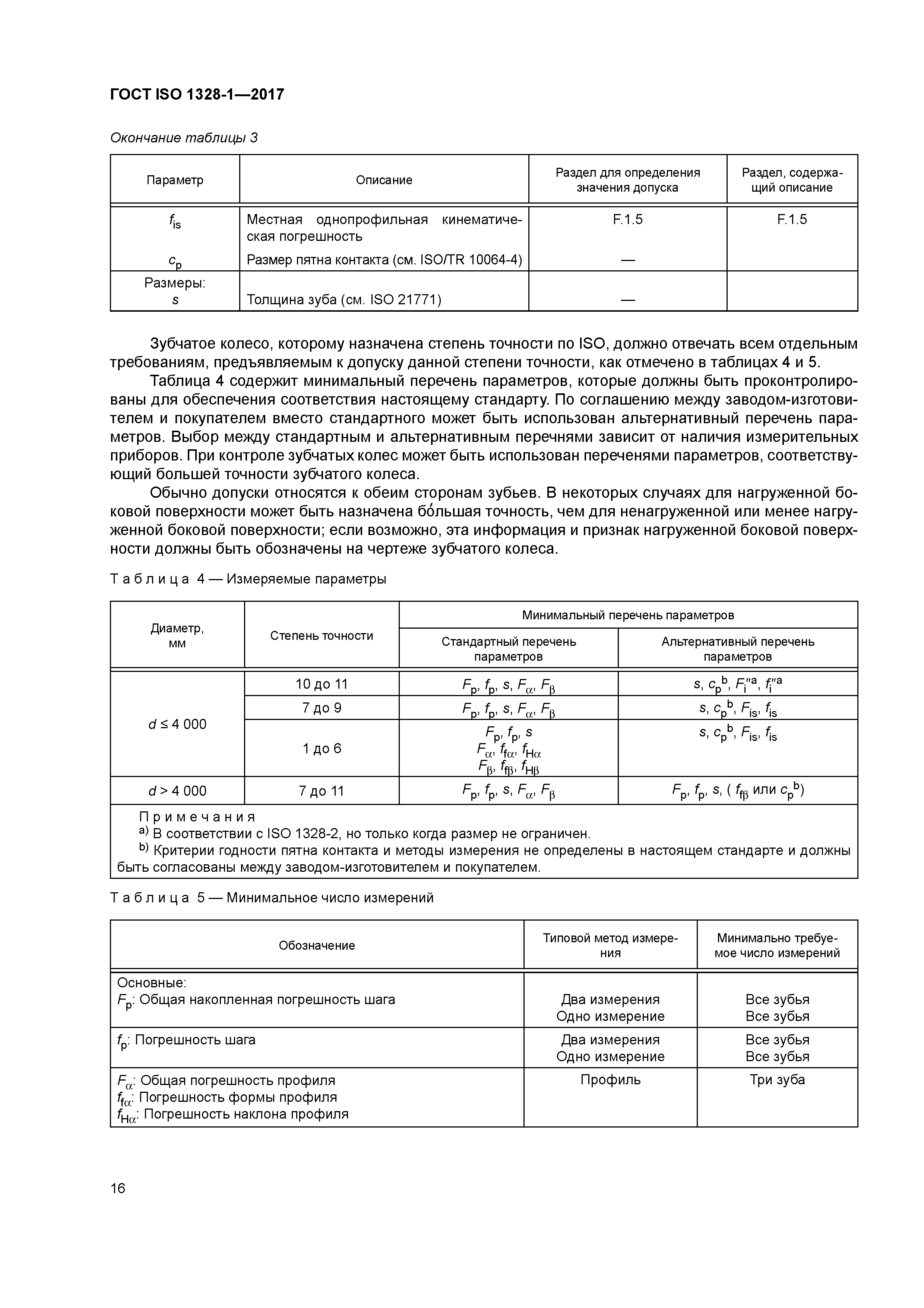 ГОСТ ISO 1328-1-2017