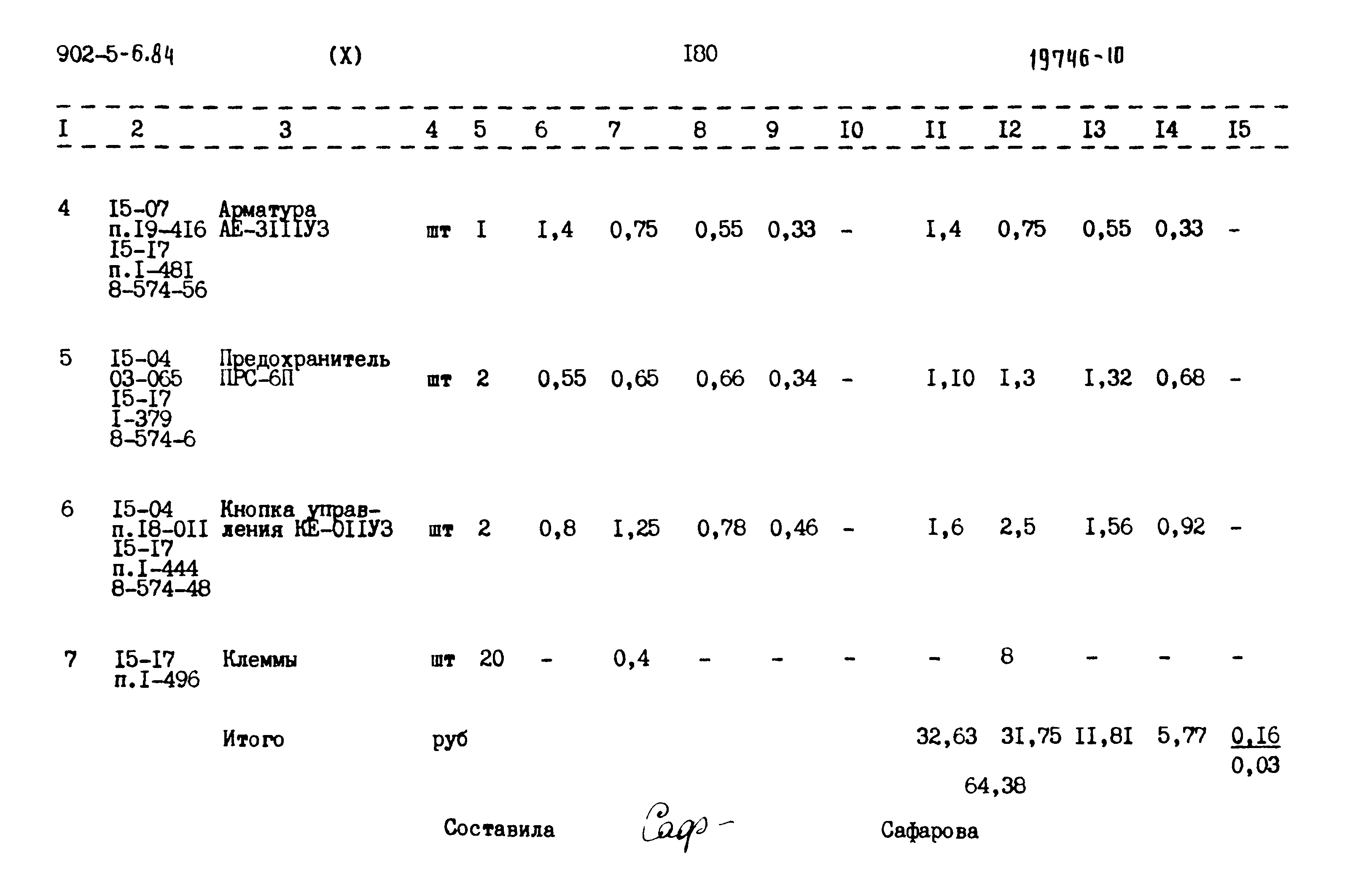 Типовой проект 902-5-6.84