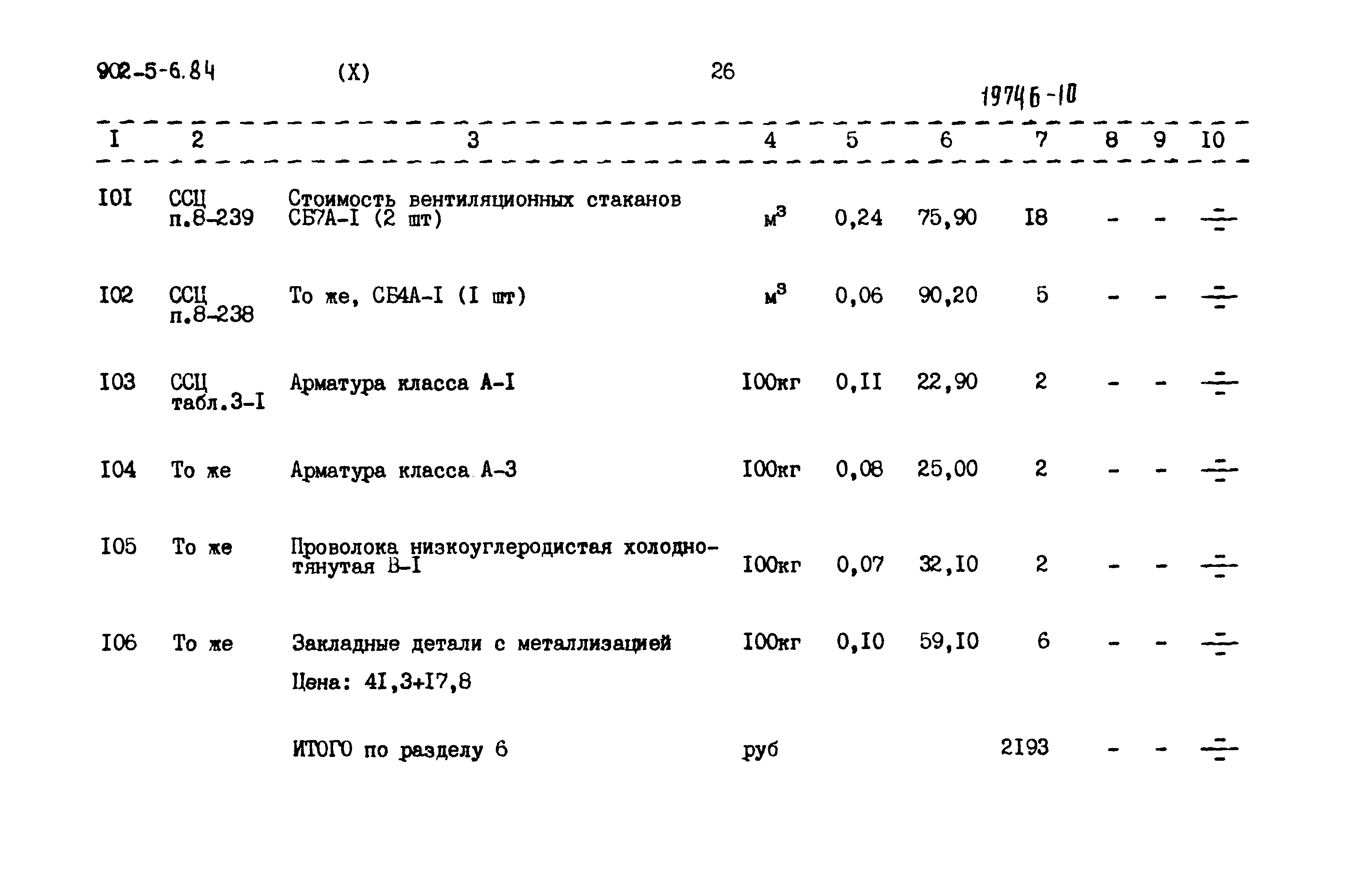 Типовой проект 902-5-6.84