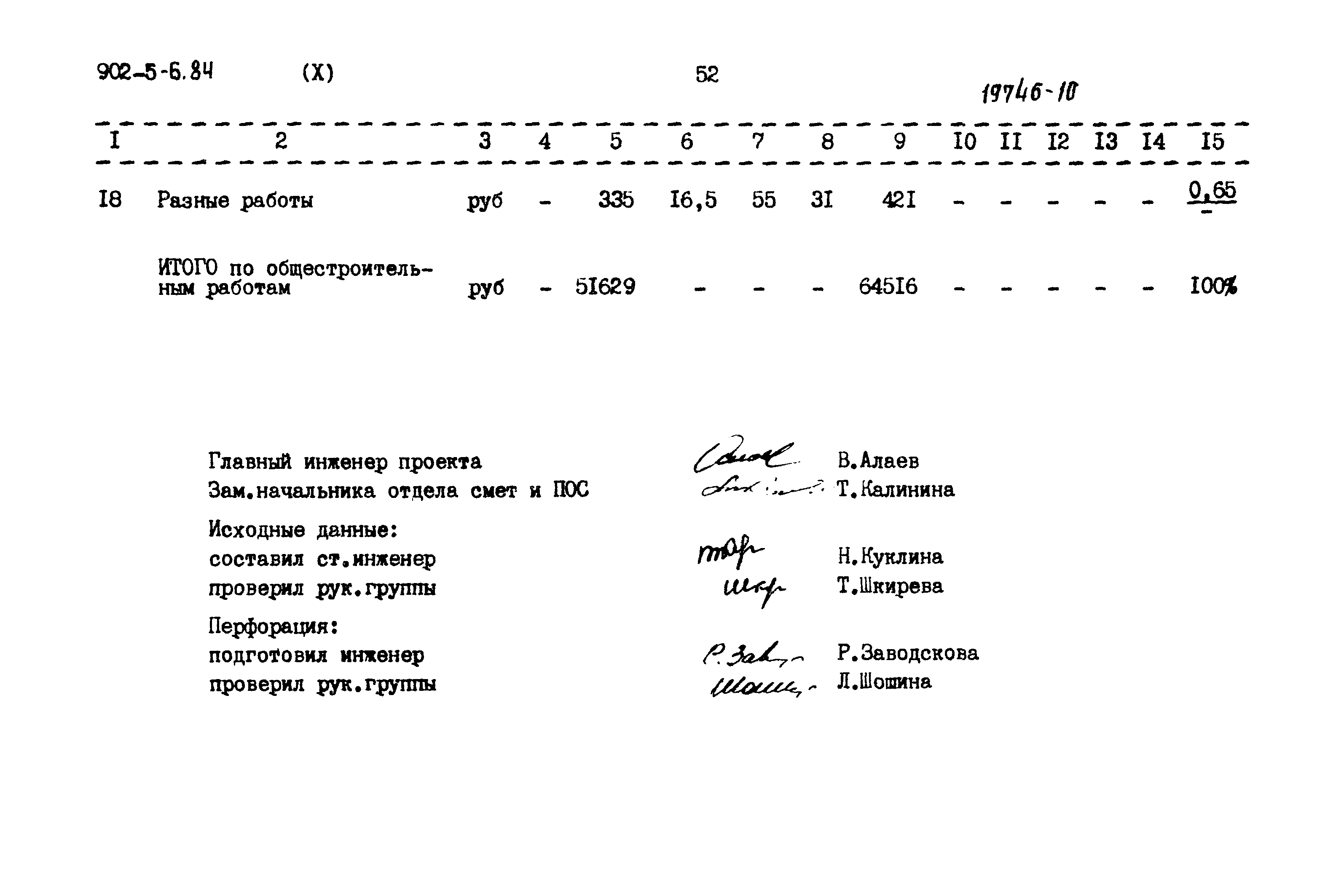 Типовой проект 902-5-6.84