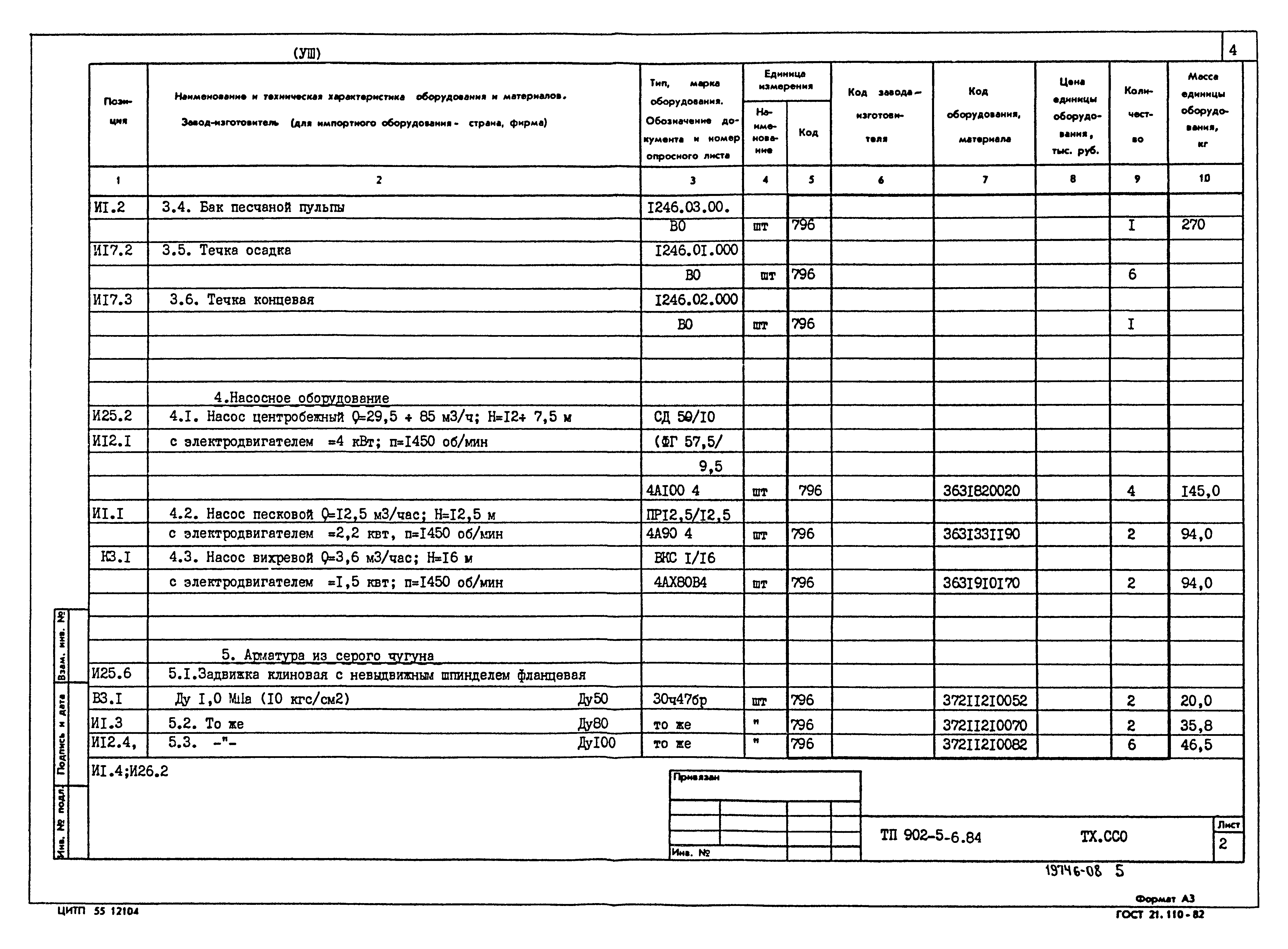 Типовой проект 902-5-6.84