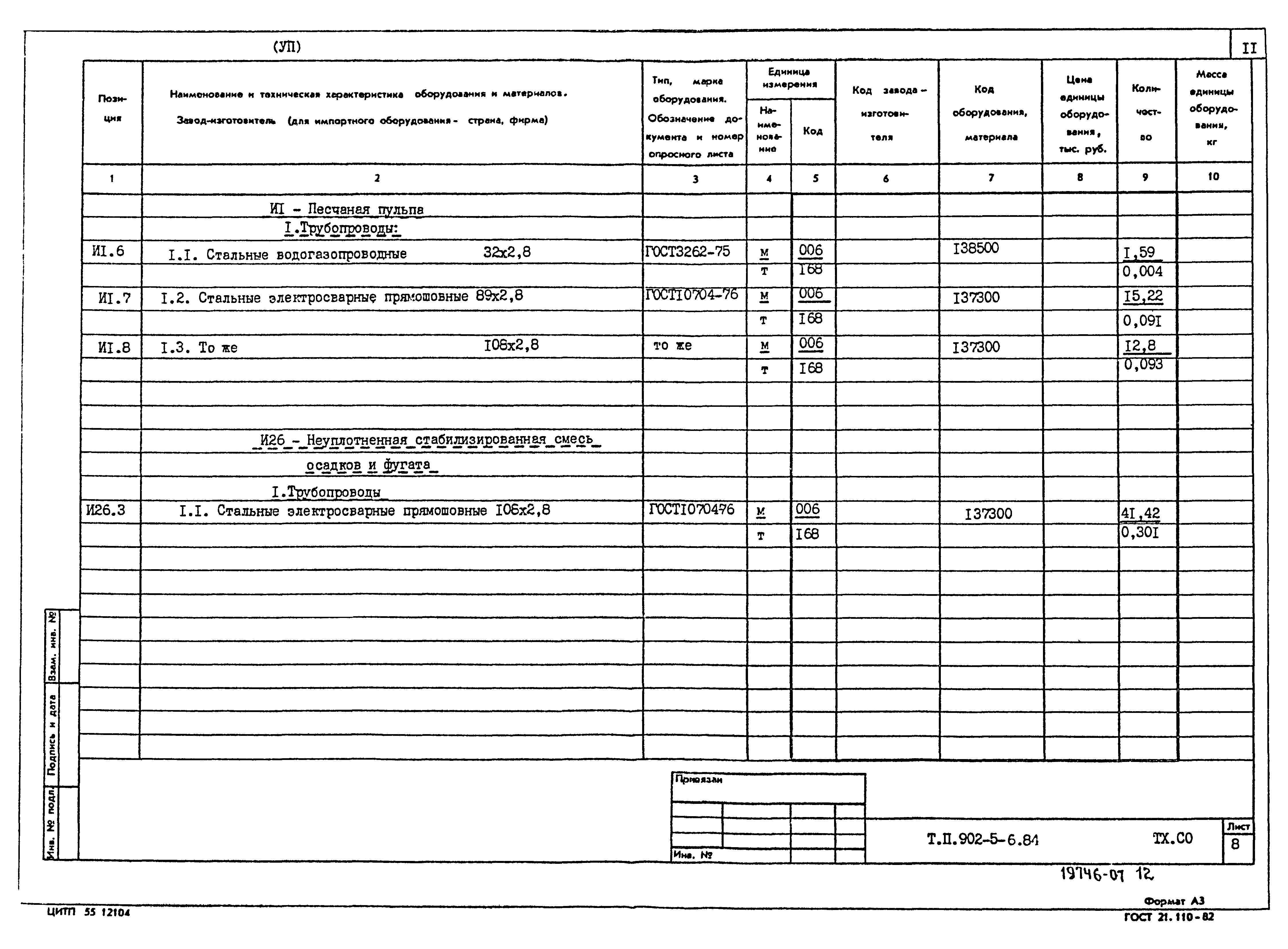 Типовой проект 902-5-6.84