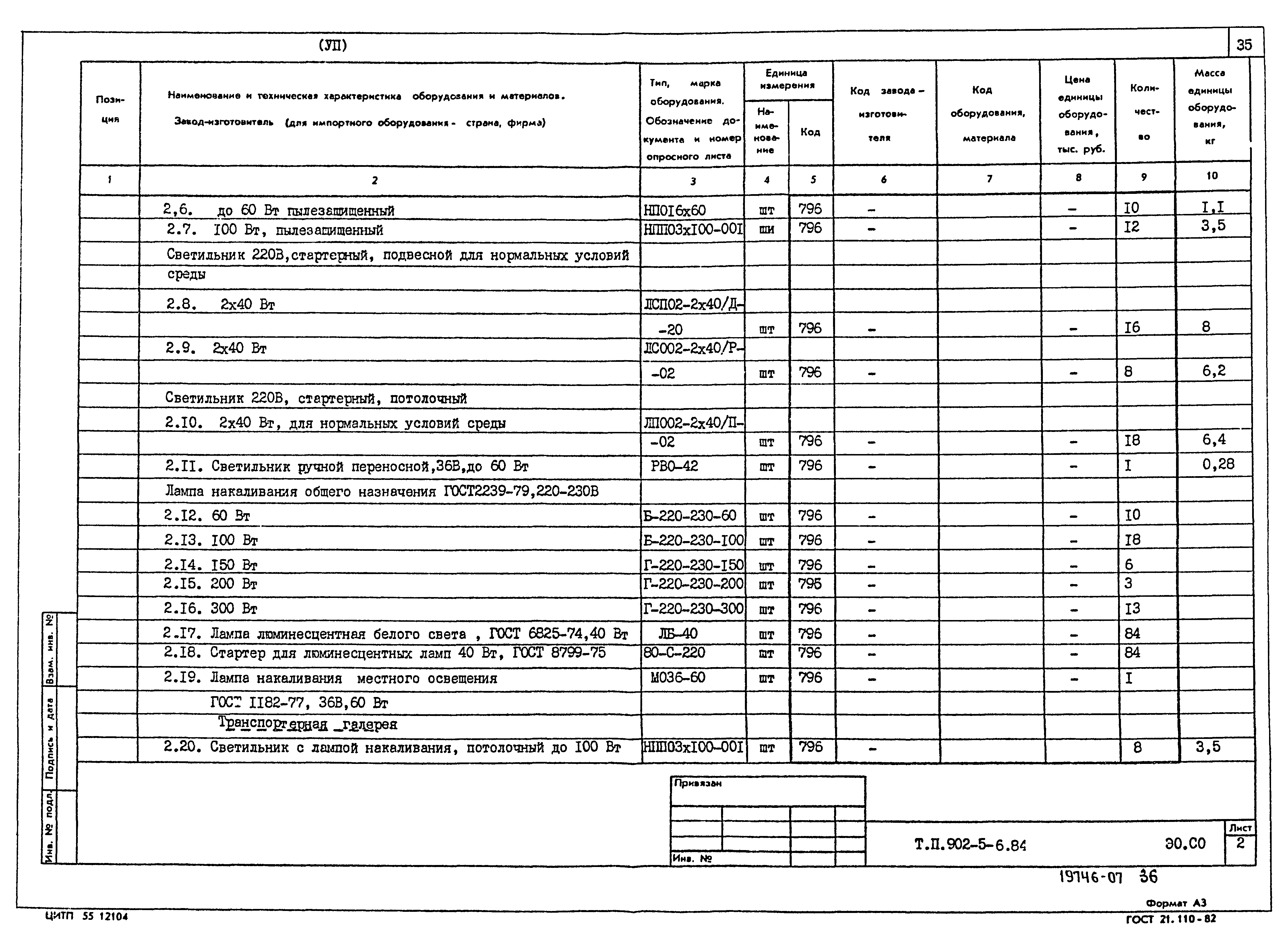 Типовой проект 902-5-6.84
