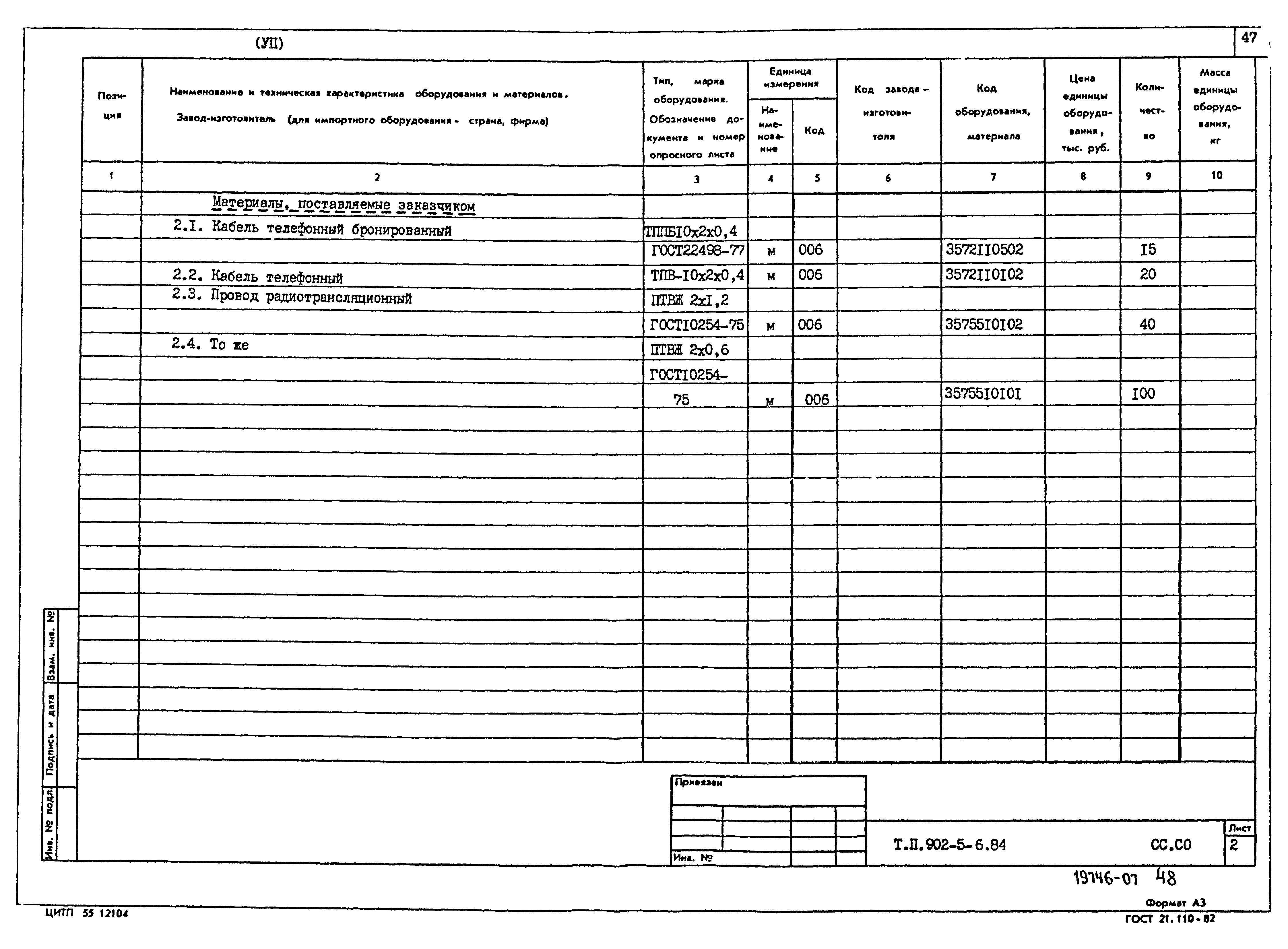 Типовой проект 902-5-6.84