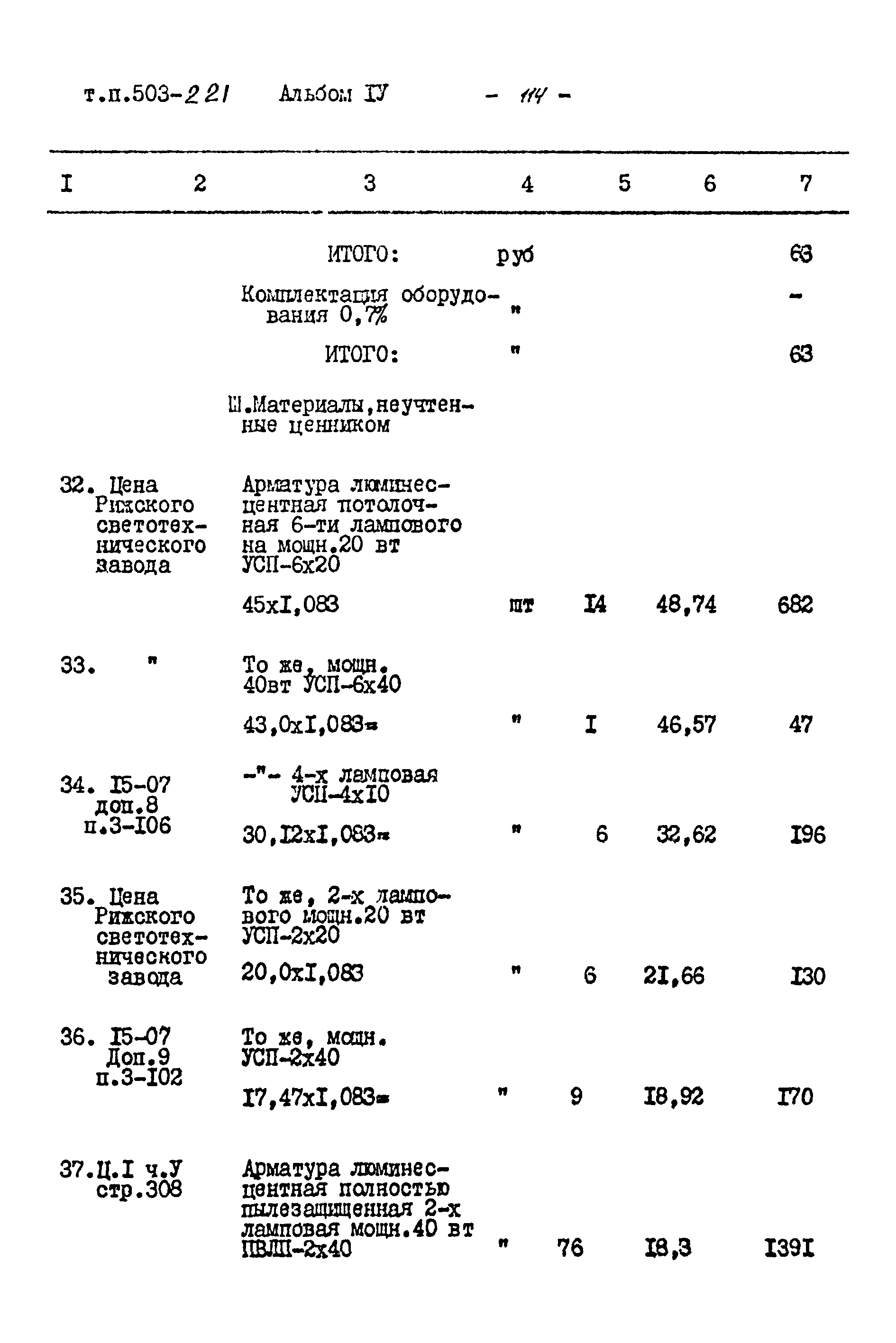 Типовой проект 503-221