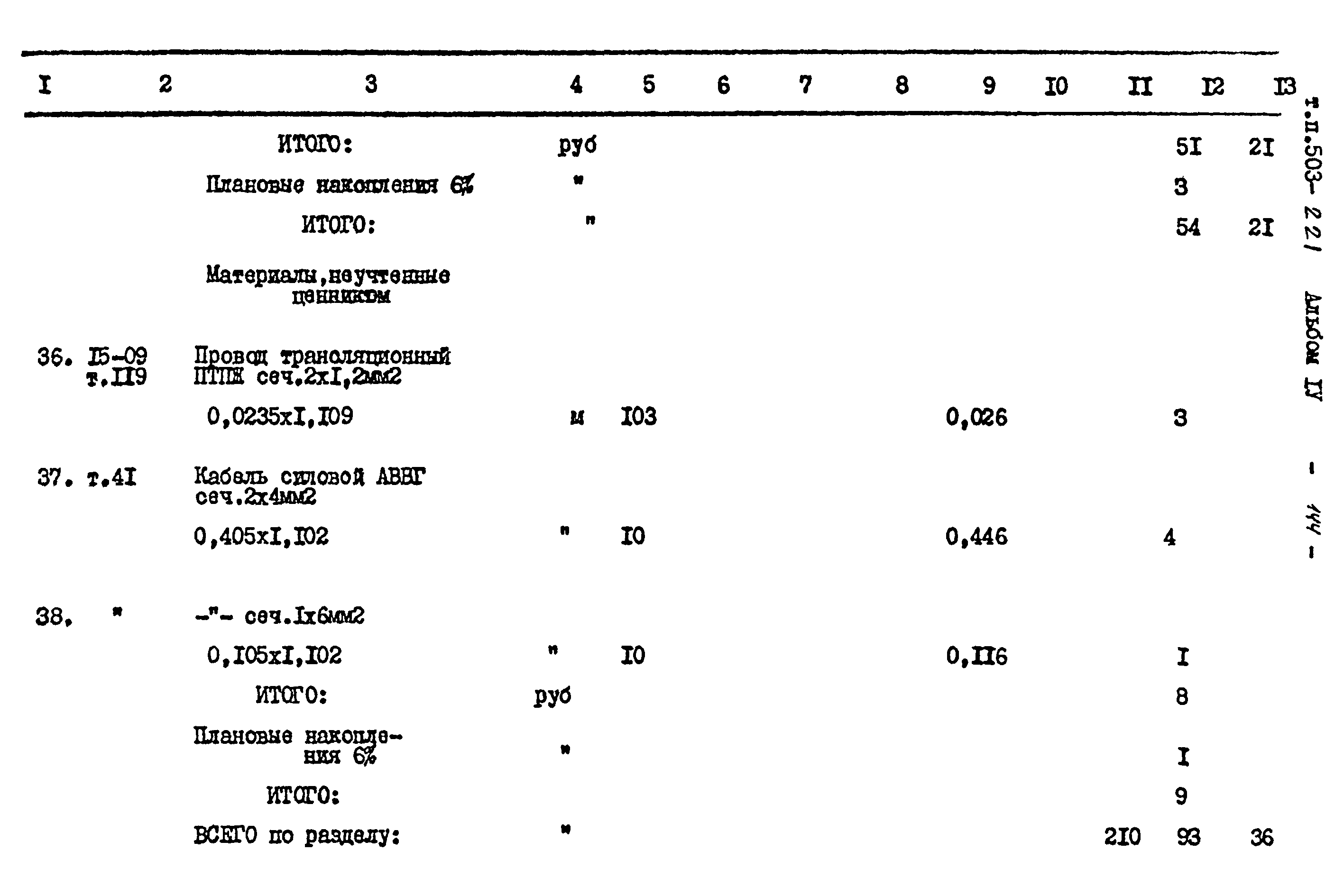 Типовой проект 503-221