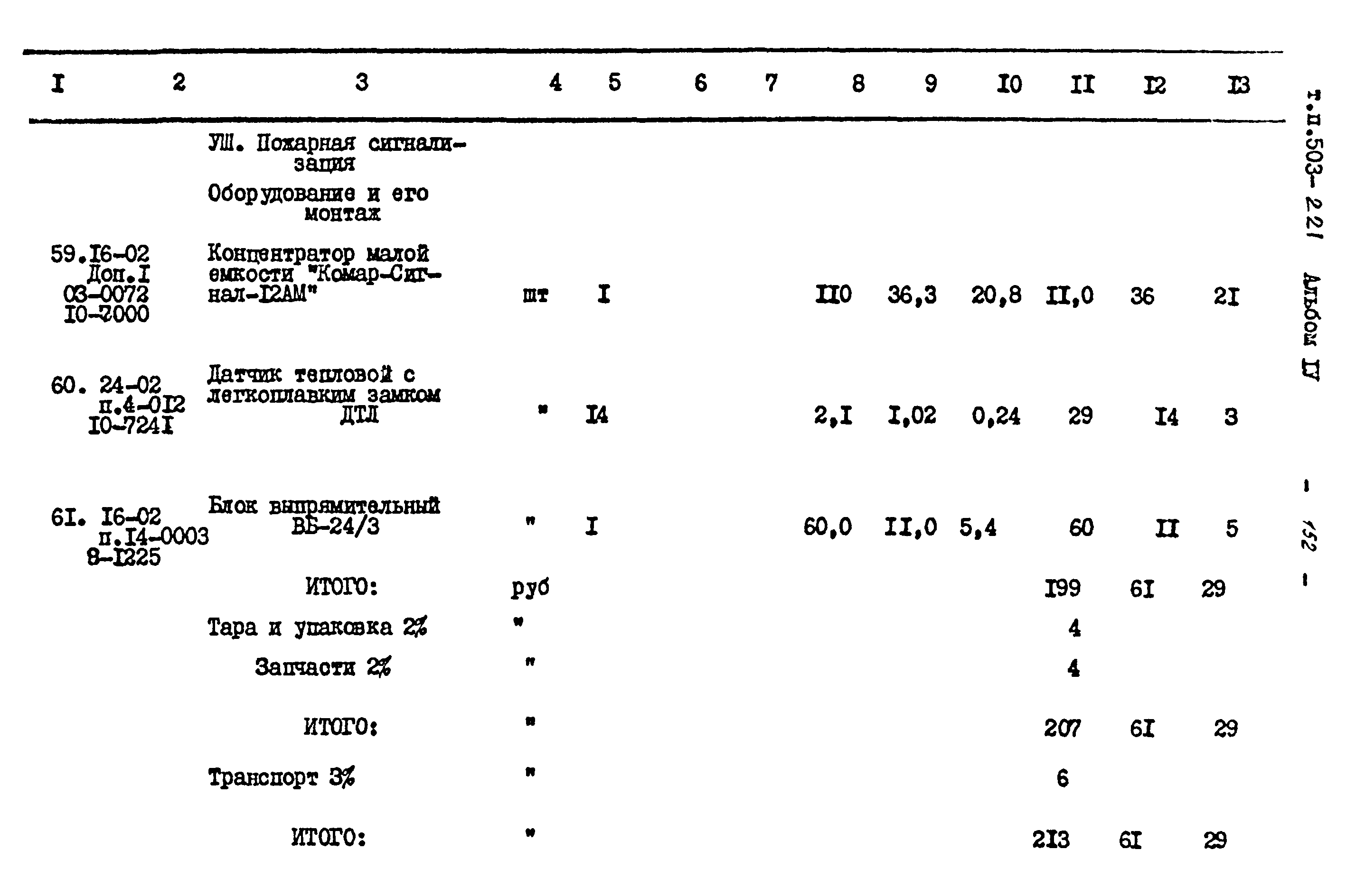 Типовой проект 503-221