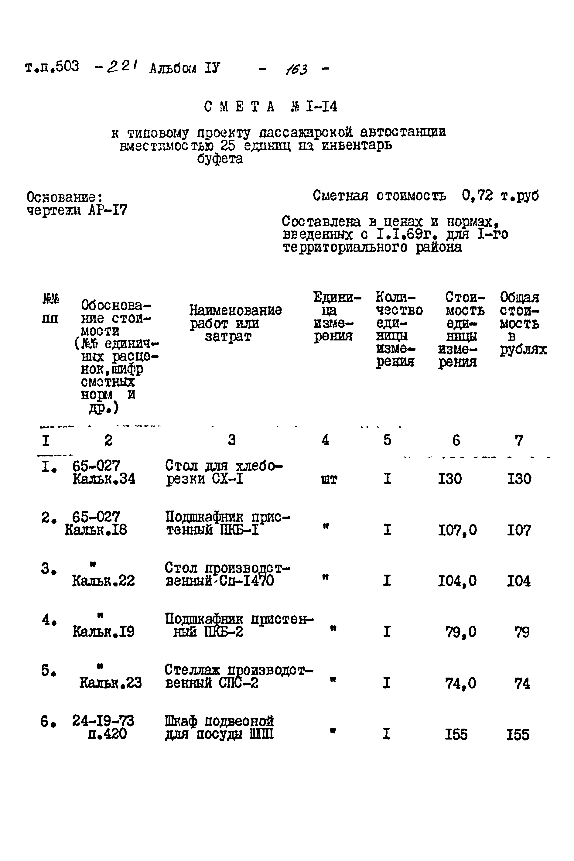 Типовой проект 503-221