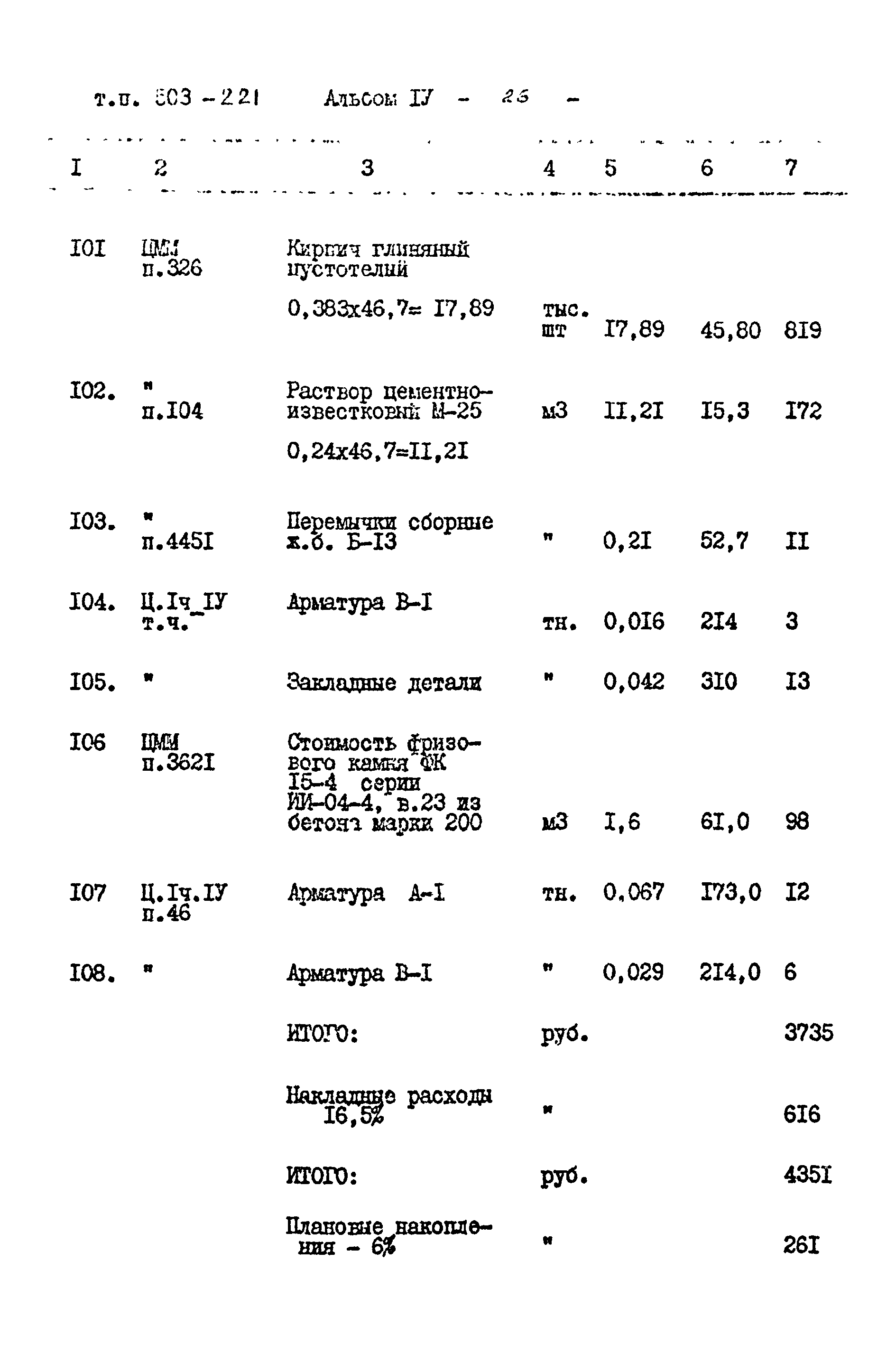 Типовой проект 503-221