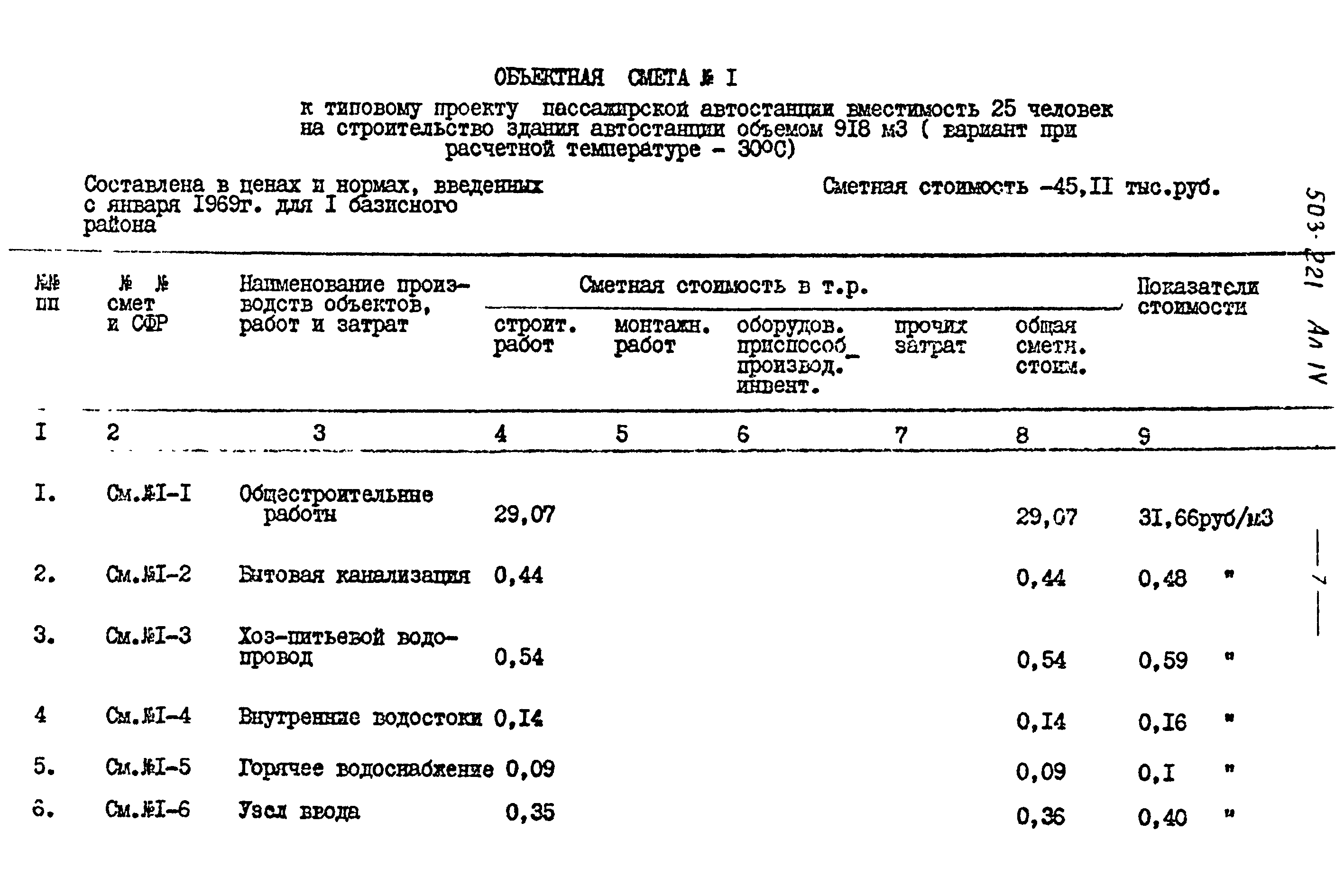 Типовой проект 503-221