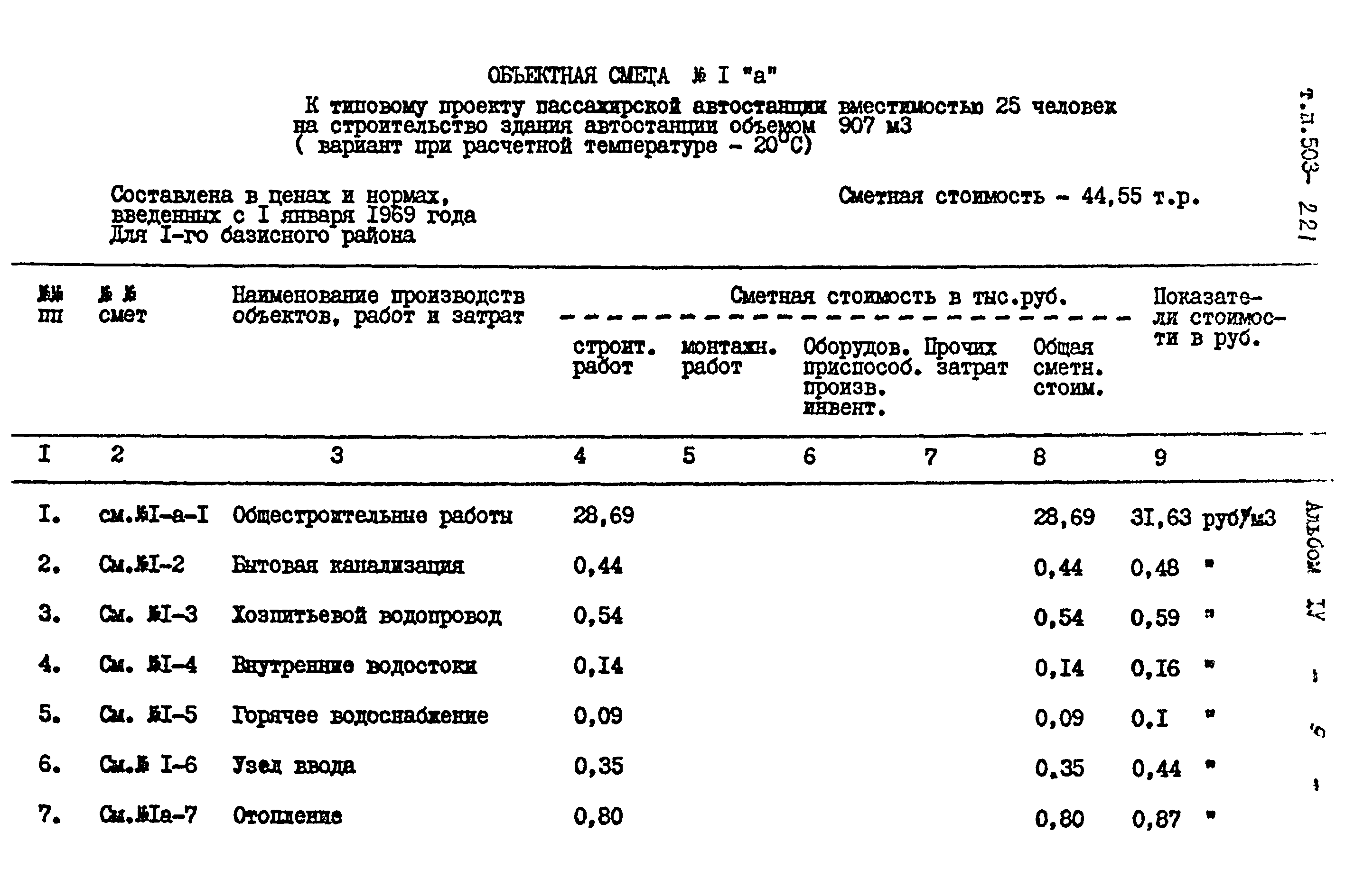 Типовой проект 503-221