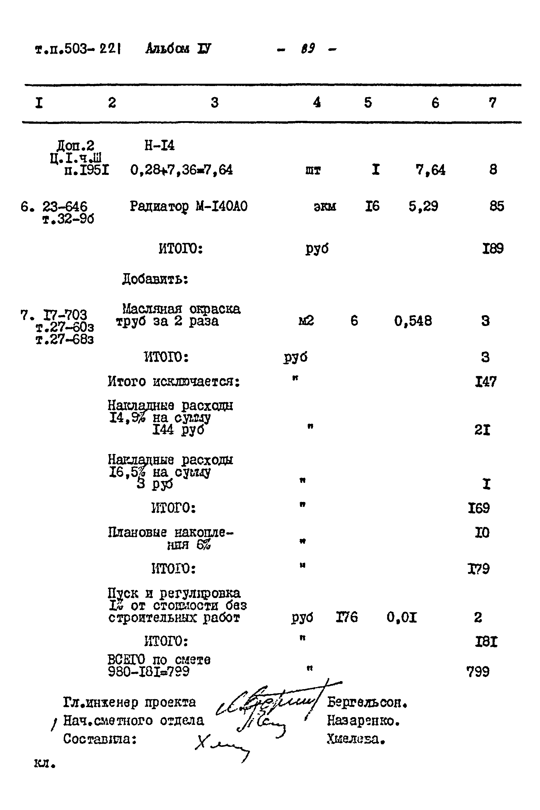 Типовой проект 503-221