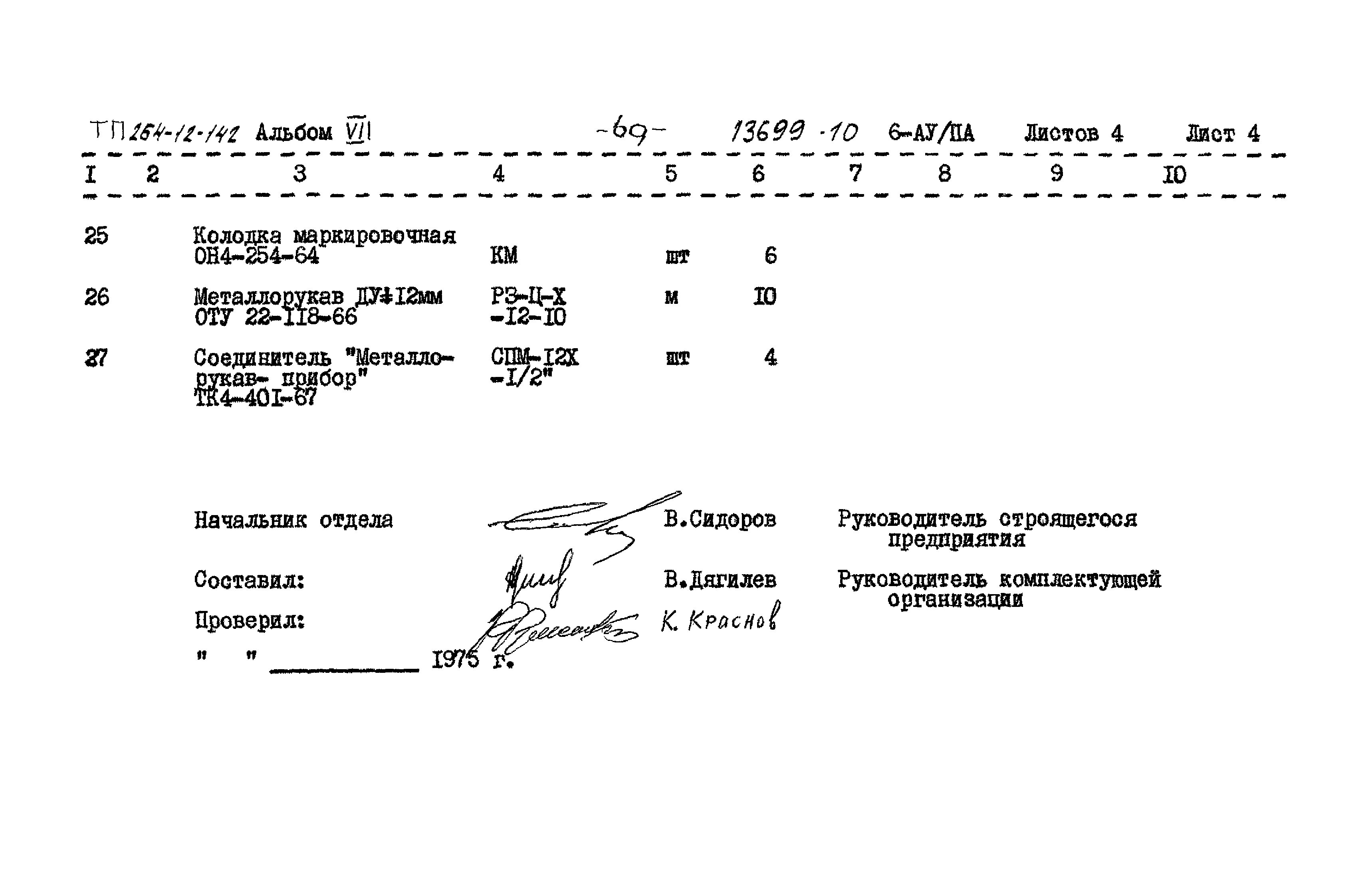 Типовой проект 264-12-142