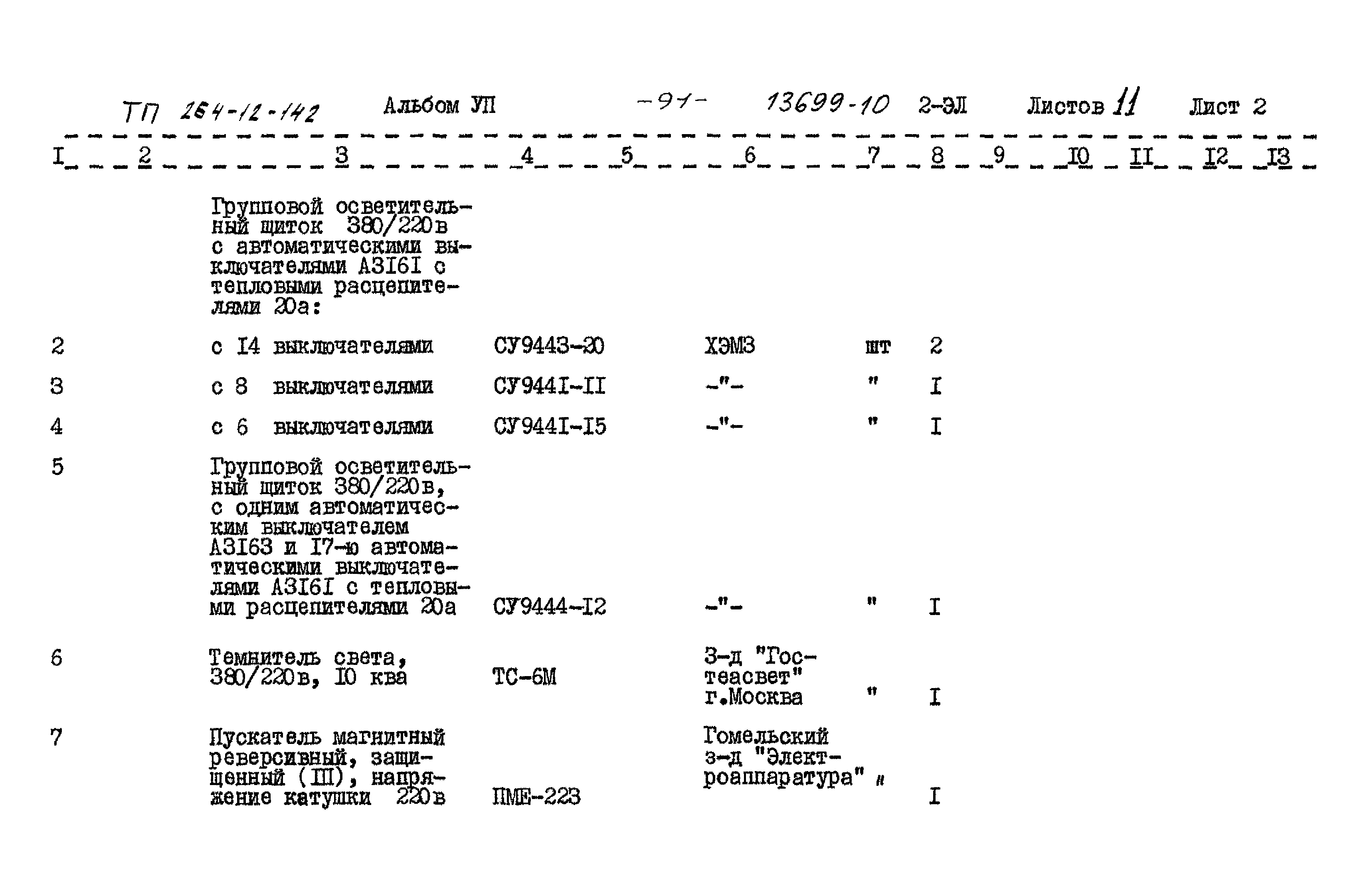 Типовой проект 264-12-142