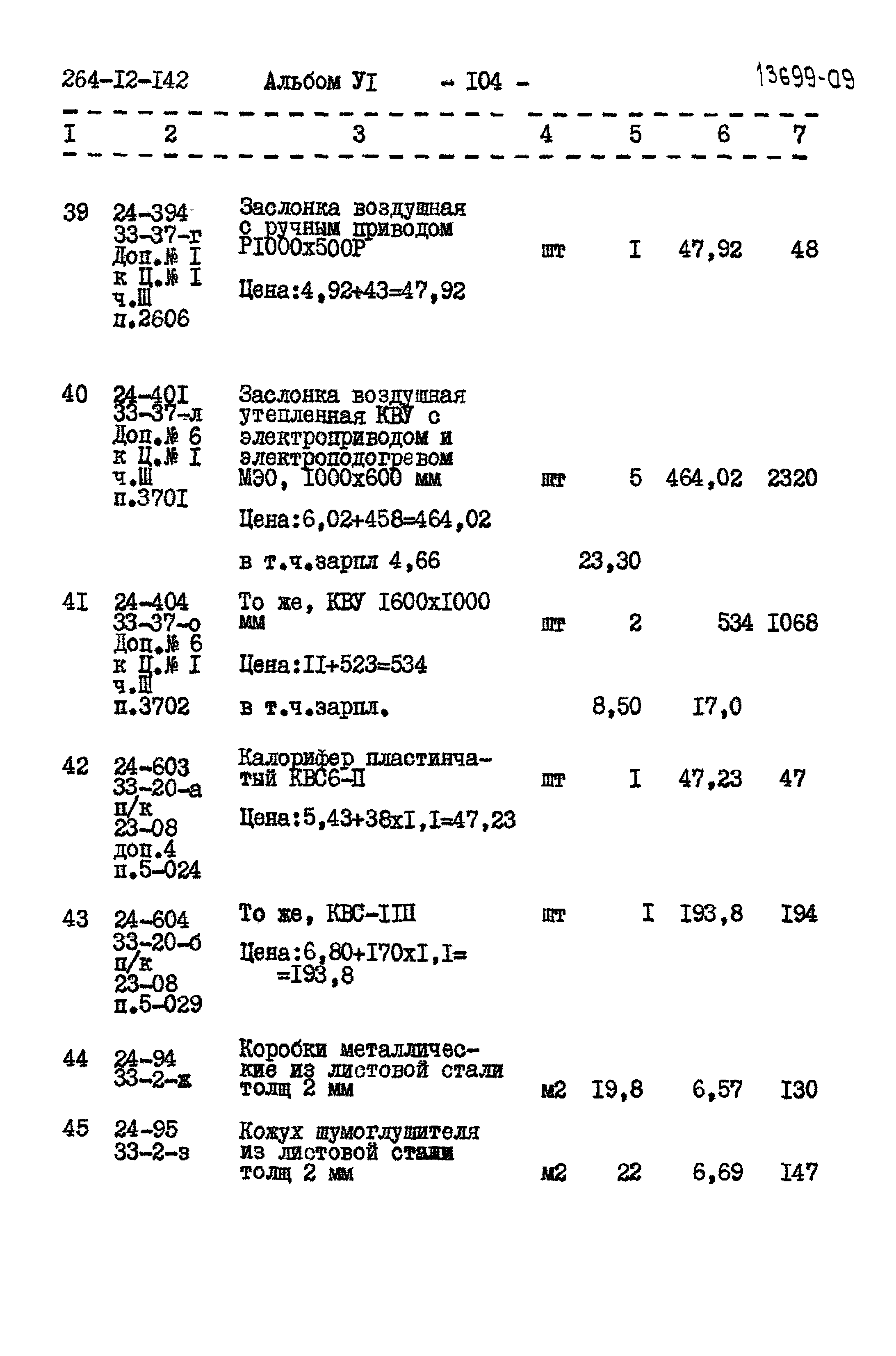 Типовой проект 264-12-142