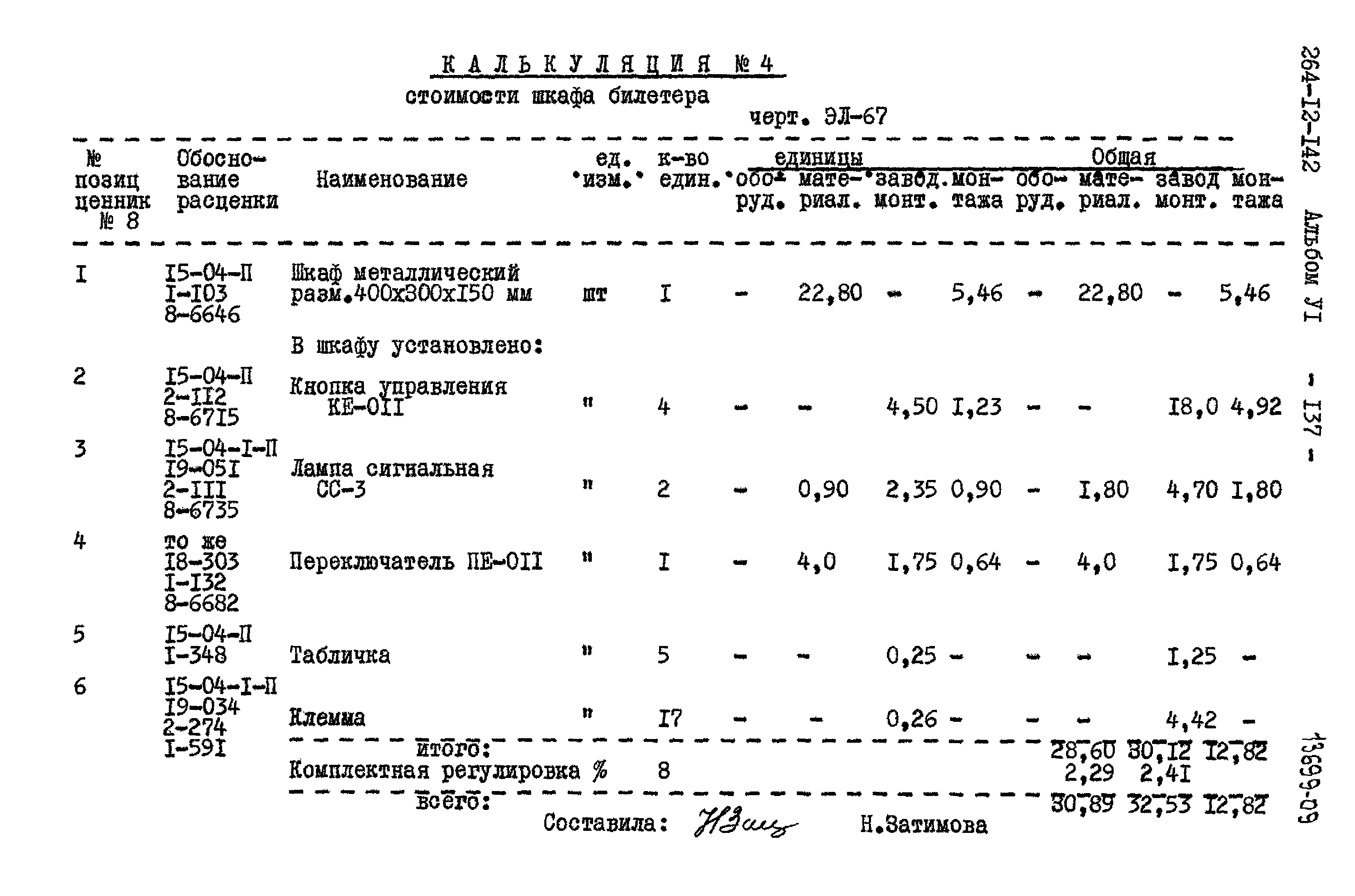 Типовой проект 264-12-142