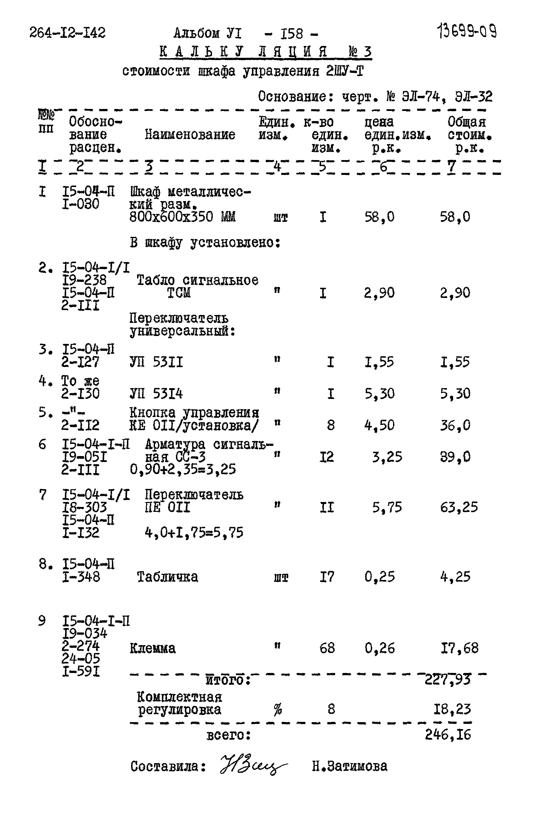 Типовой проект 264-12-142