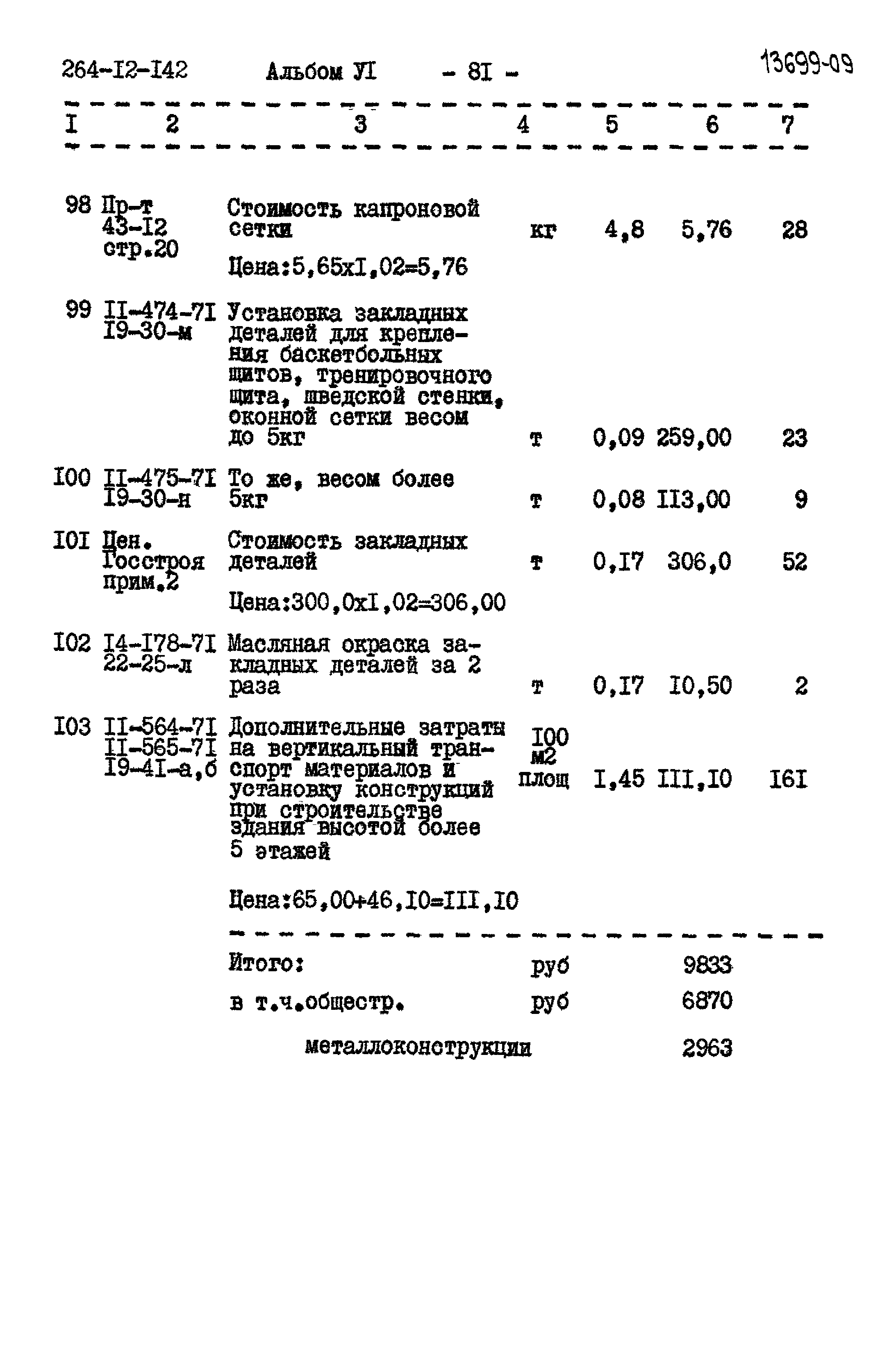 Типовой проект 264-12-142