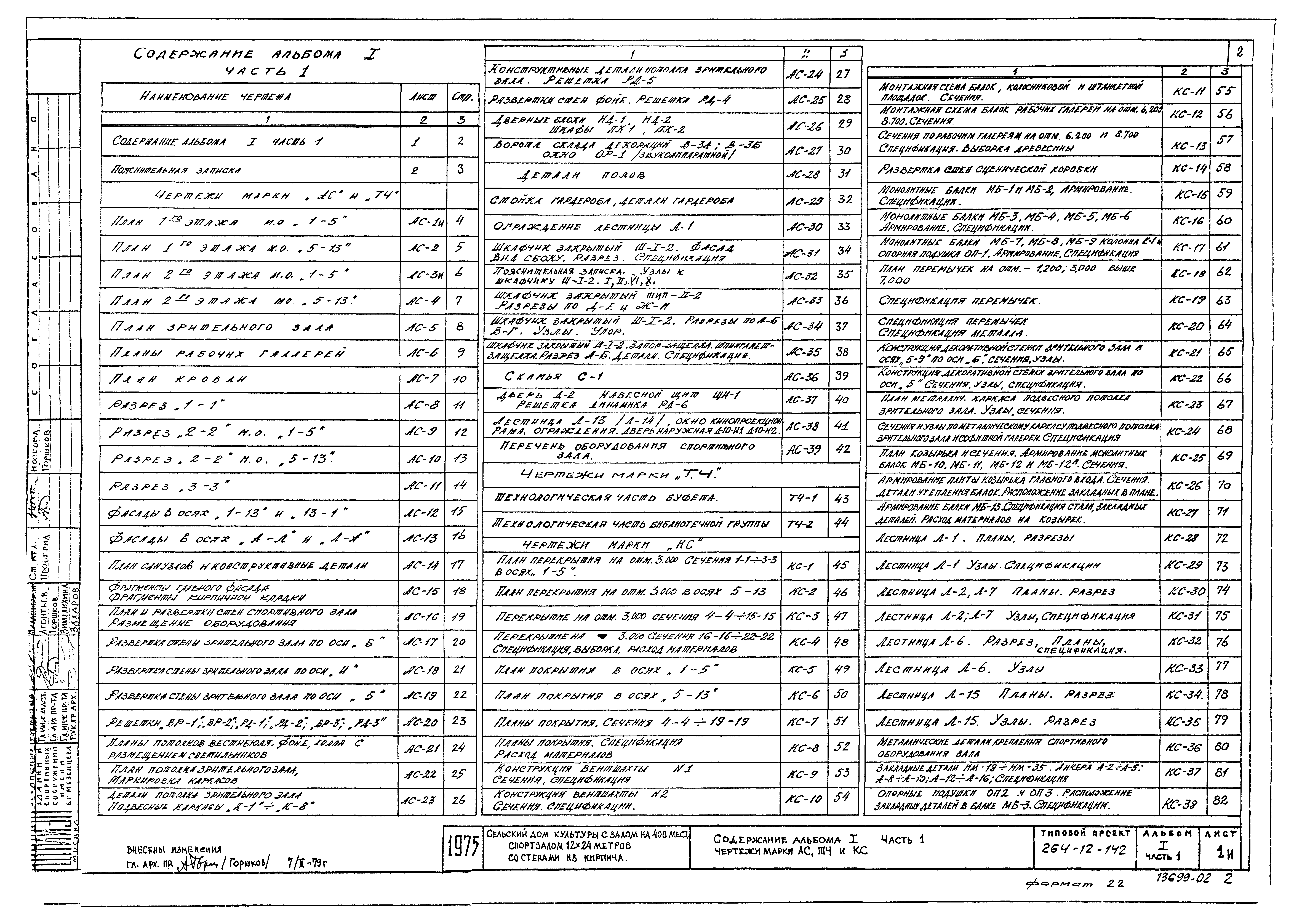Типовой проект 264-12-142