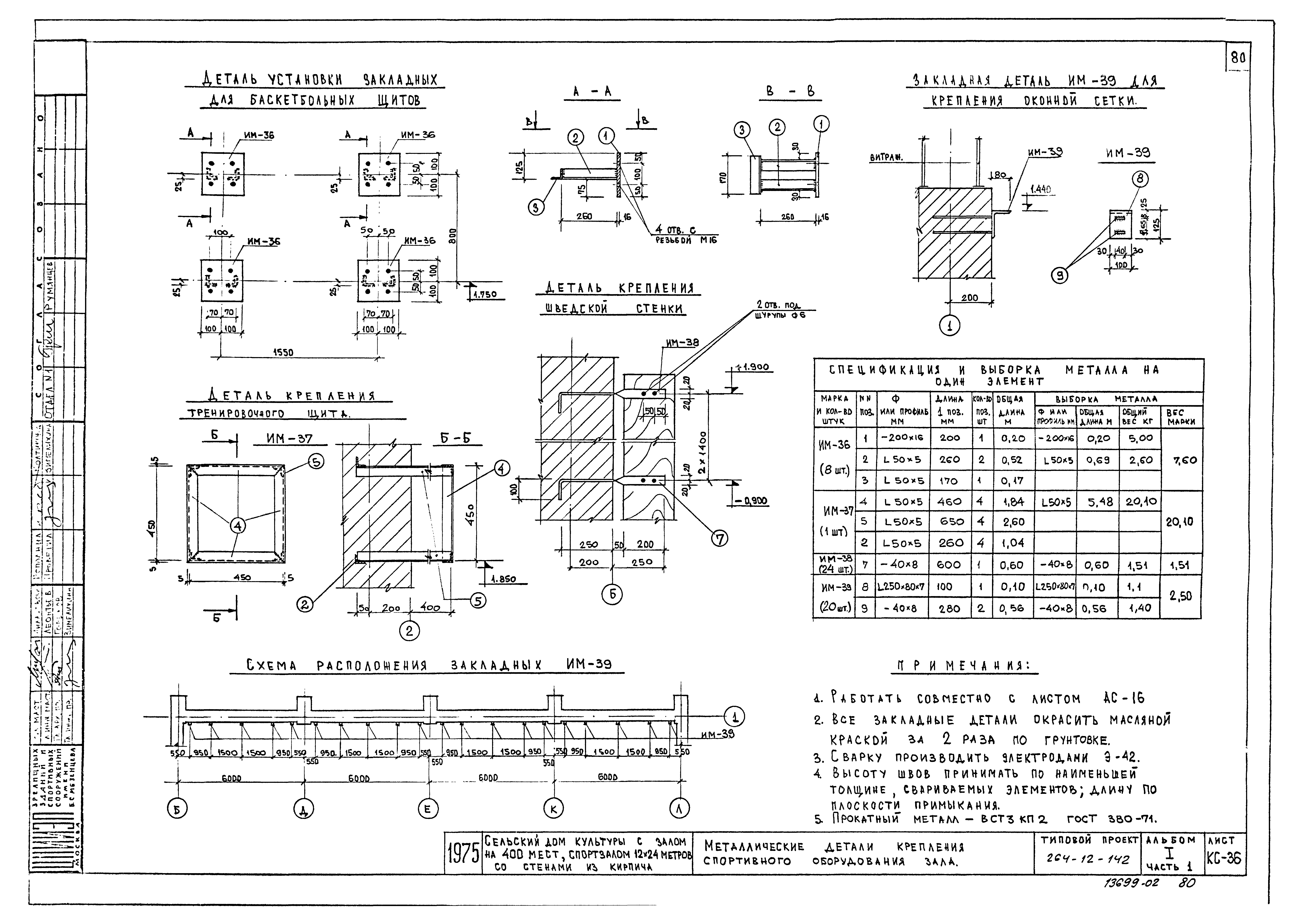 Типовой проект 264-12-142