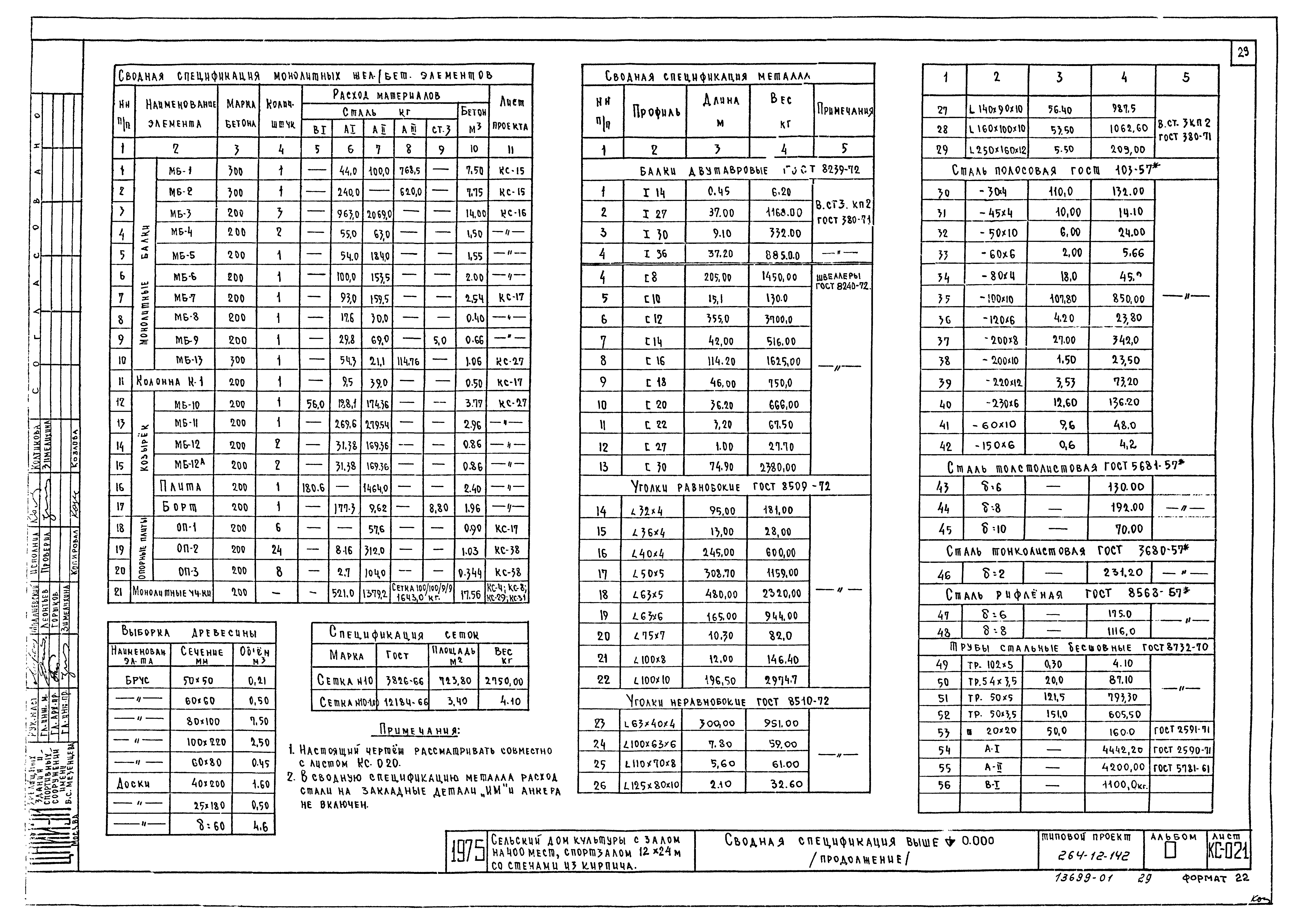 Типовой проект 264-12-142