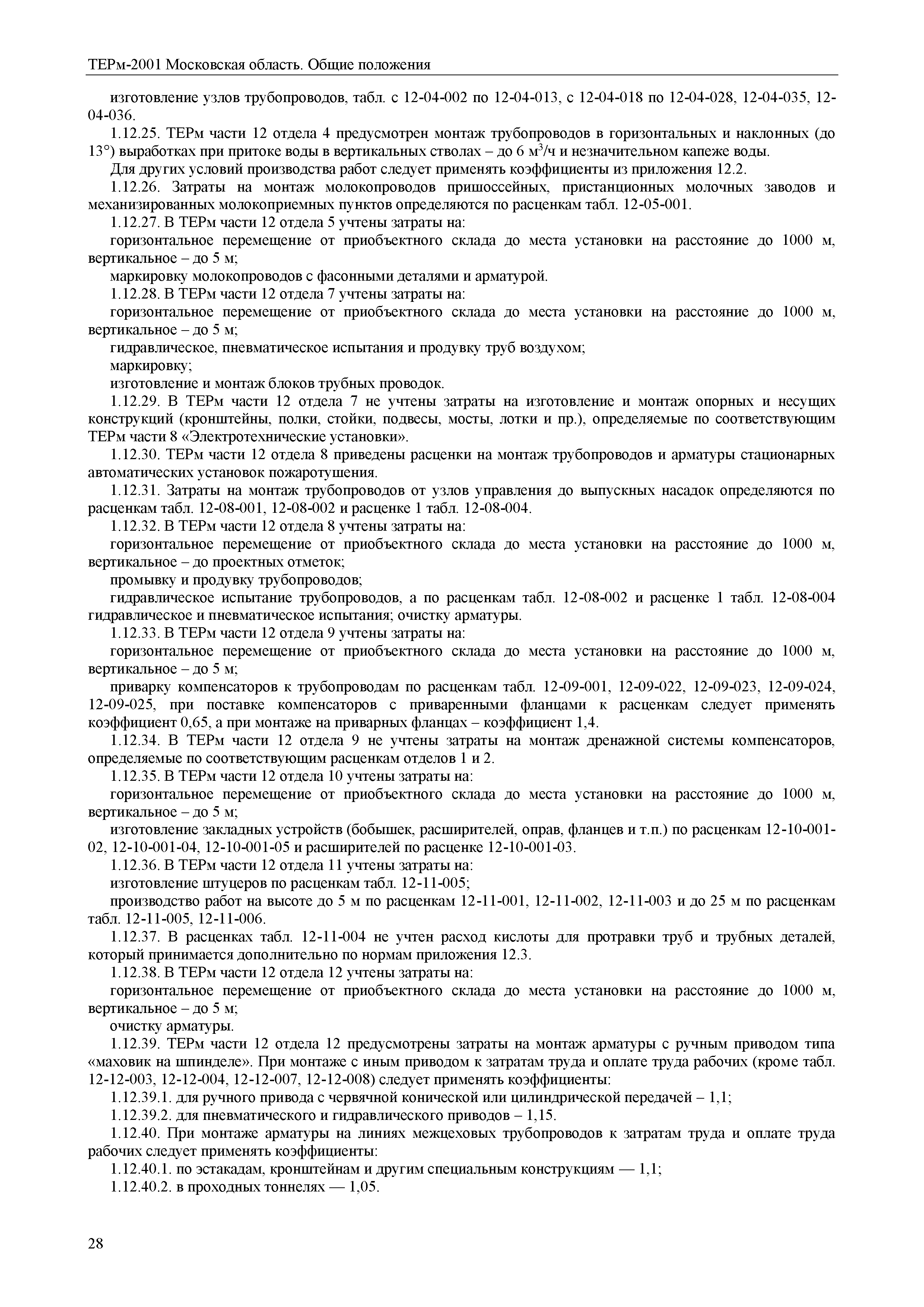 ТЕРм ОП-2001 Московская область