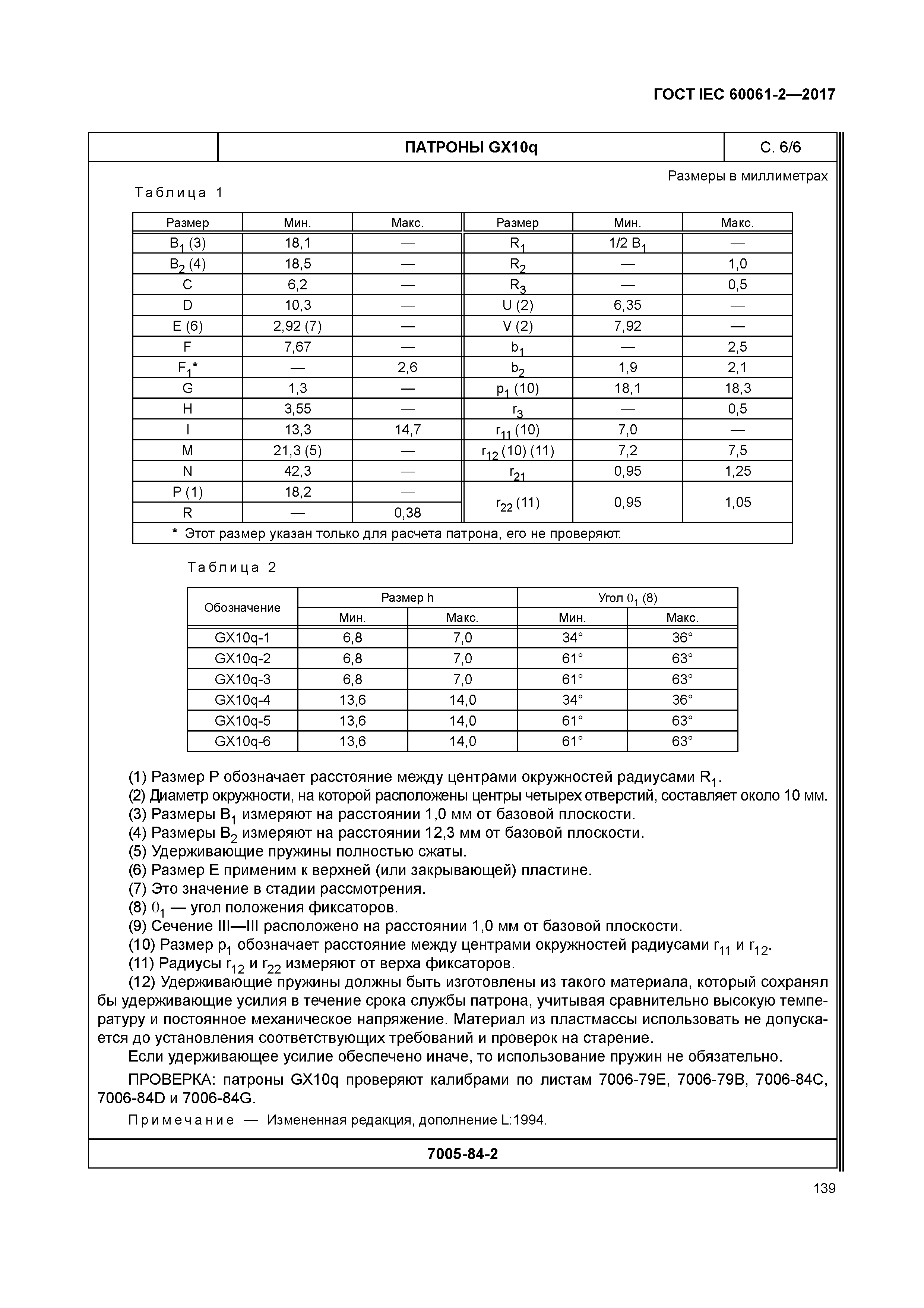 ГОСТ IEC 60061-2-2017