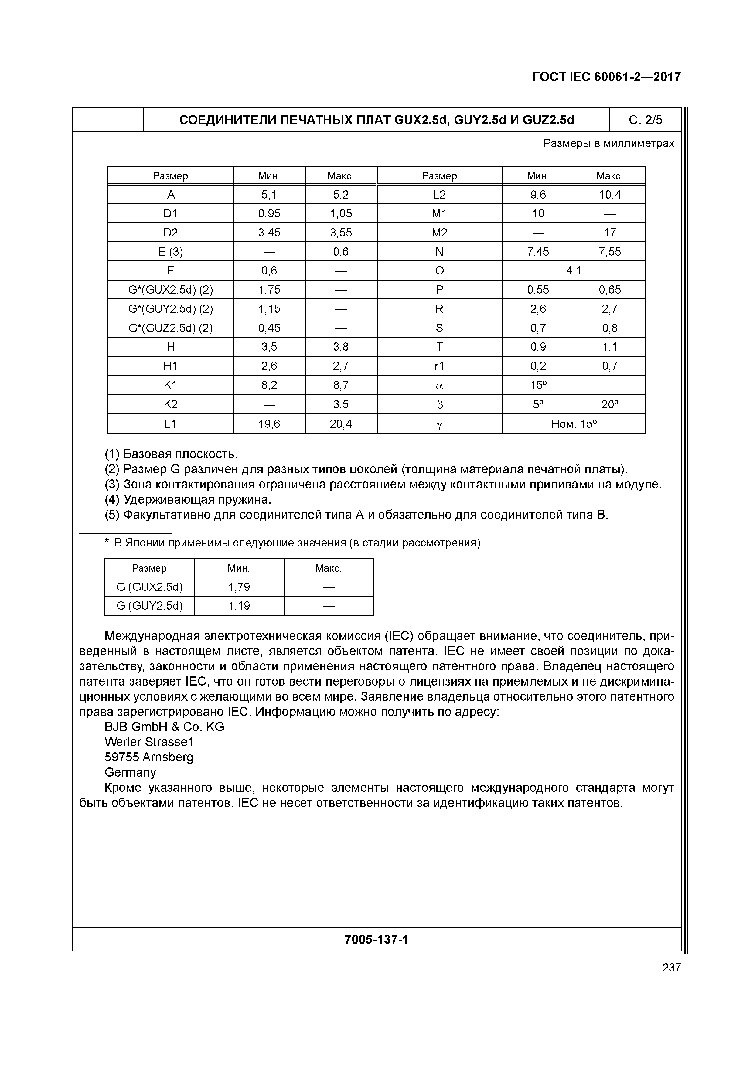 ГОСТ IEC 60061-2-2017