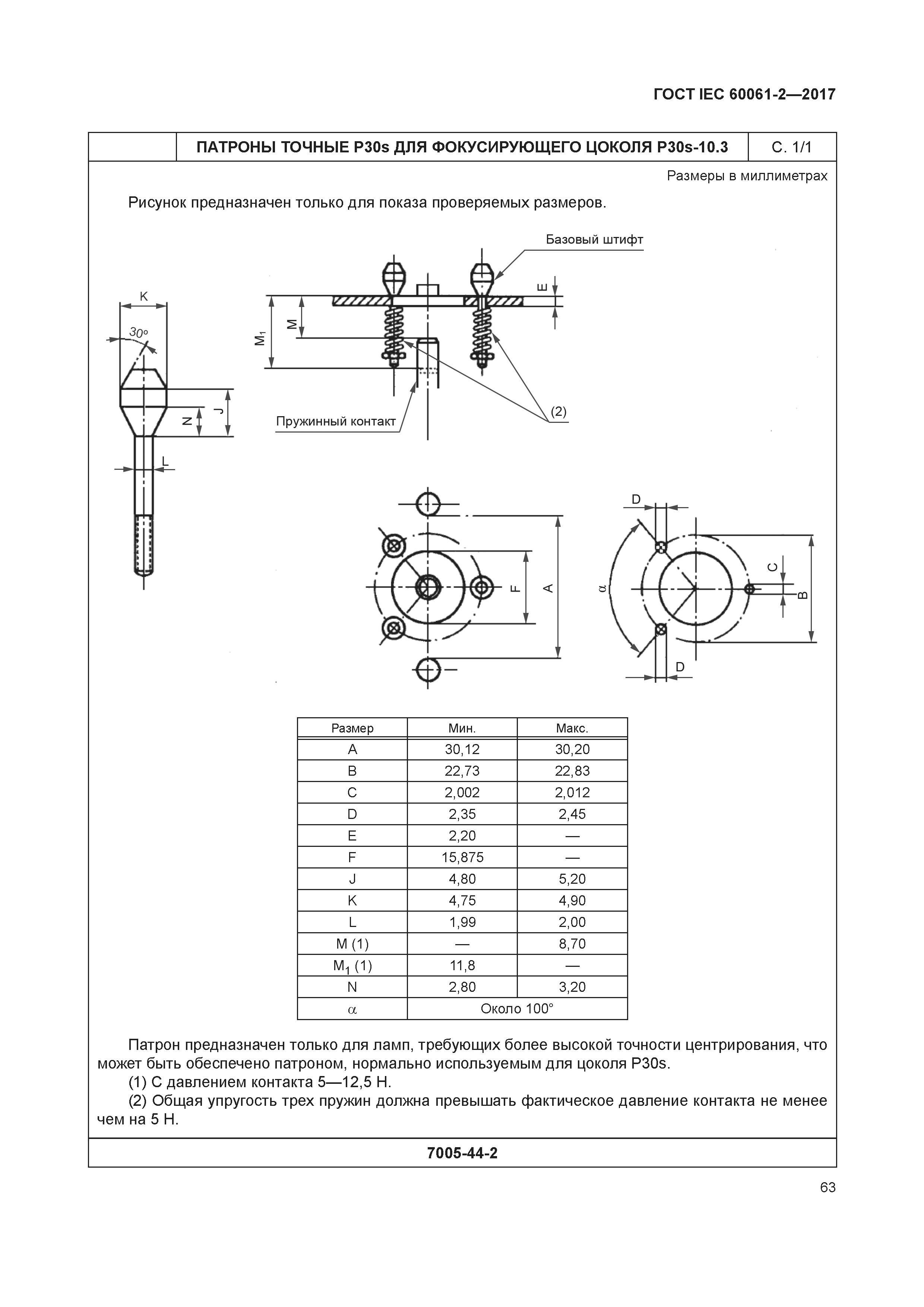 ГОСТ IEC 60061-2-2017