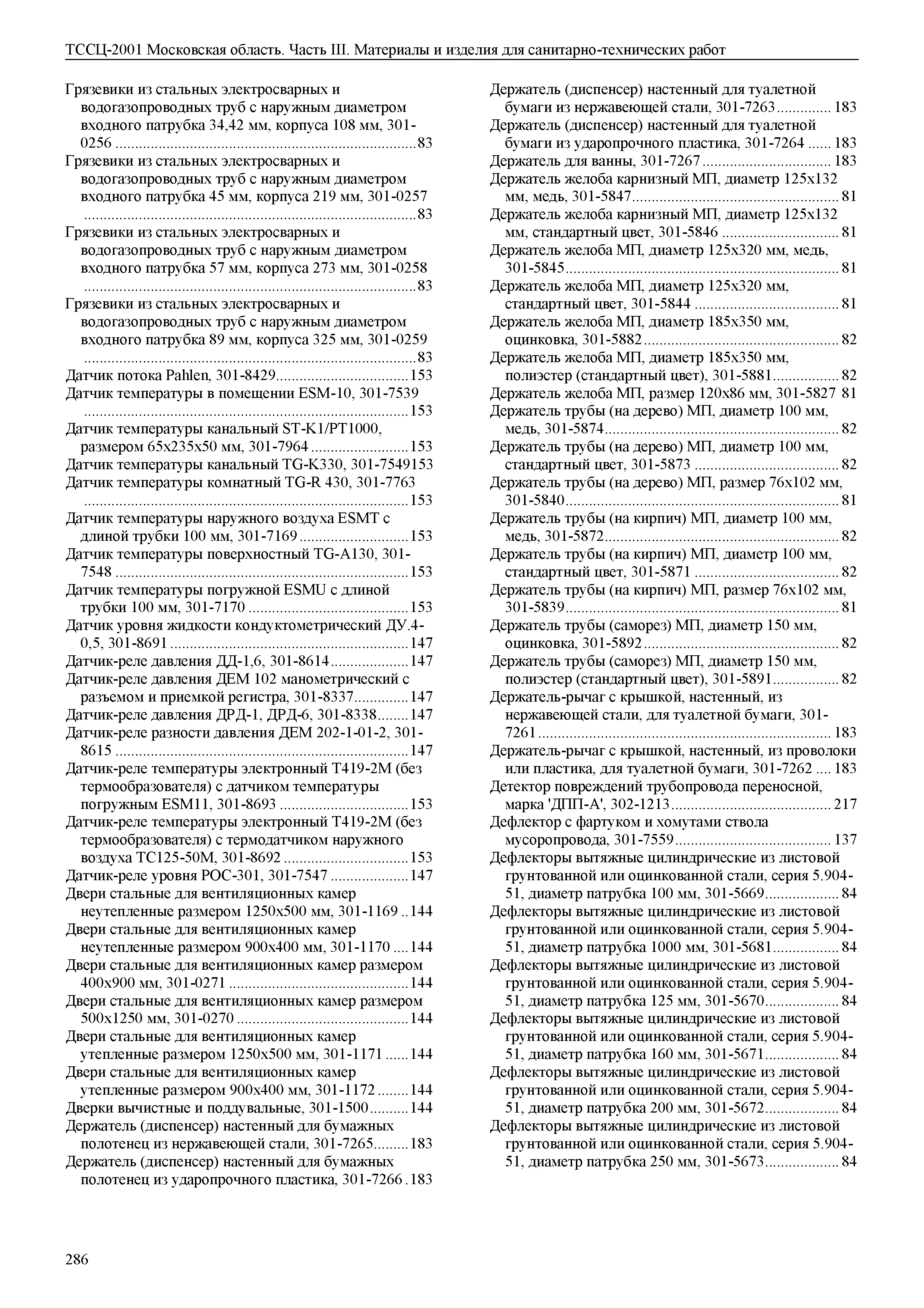 ТССЦ 01-2001 Московская область