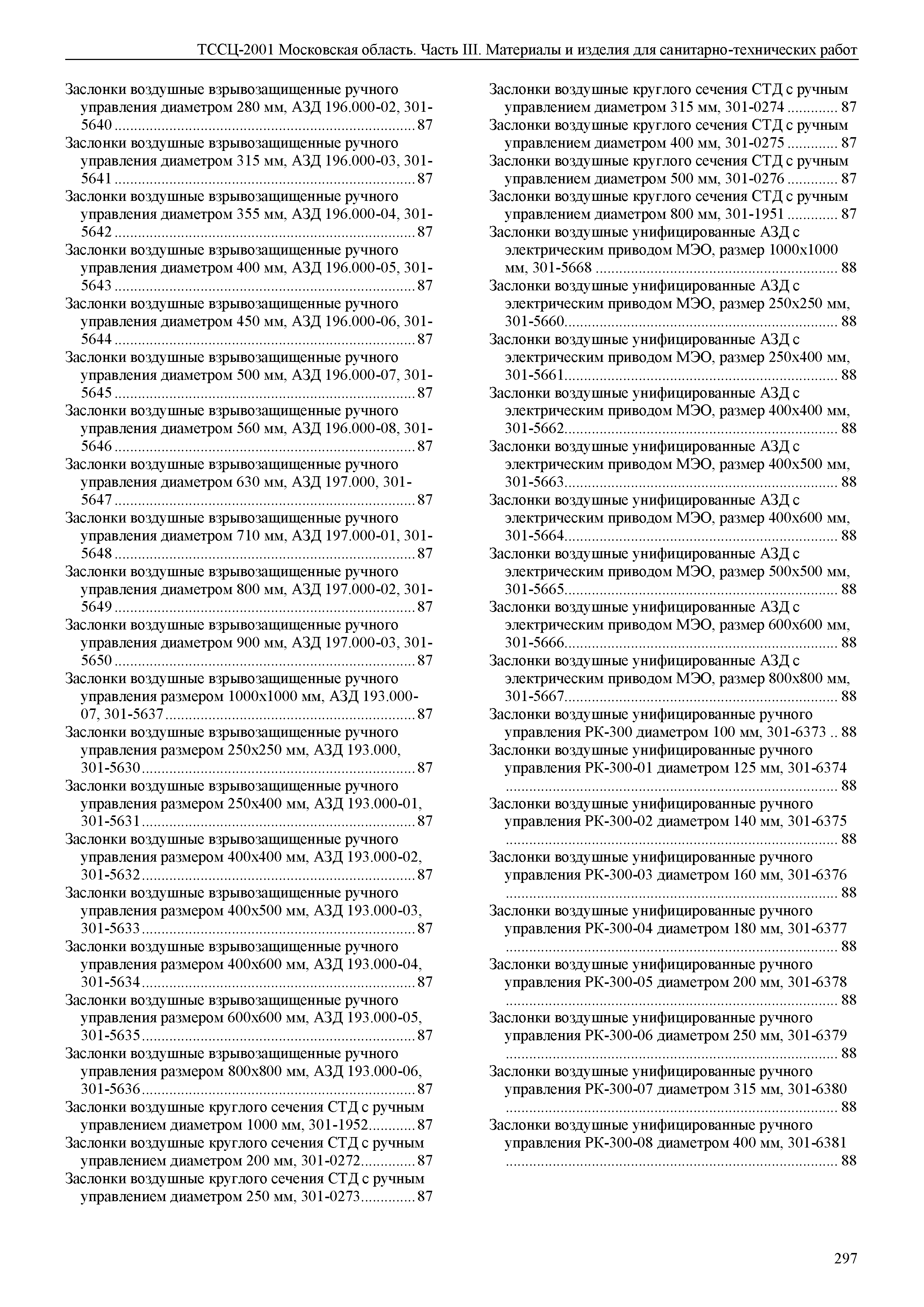 ТССЦ 01-2001 Московская область