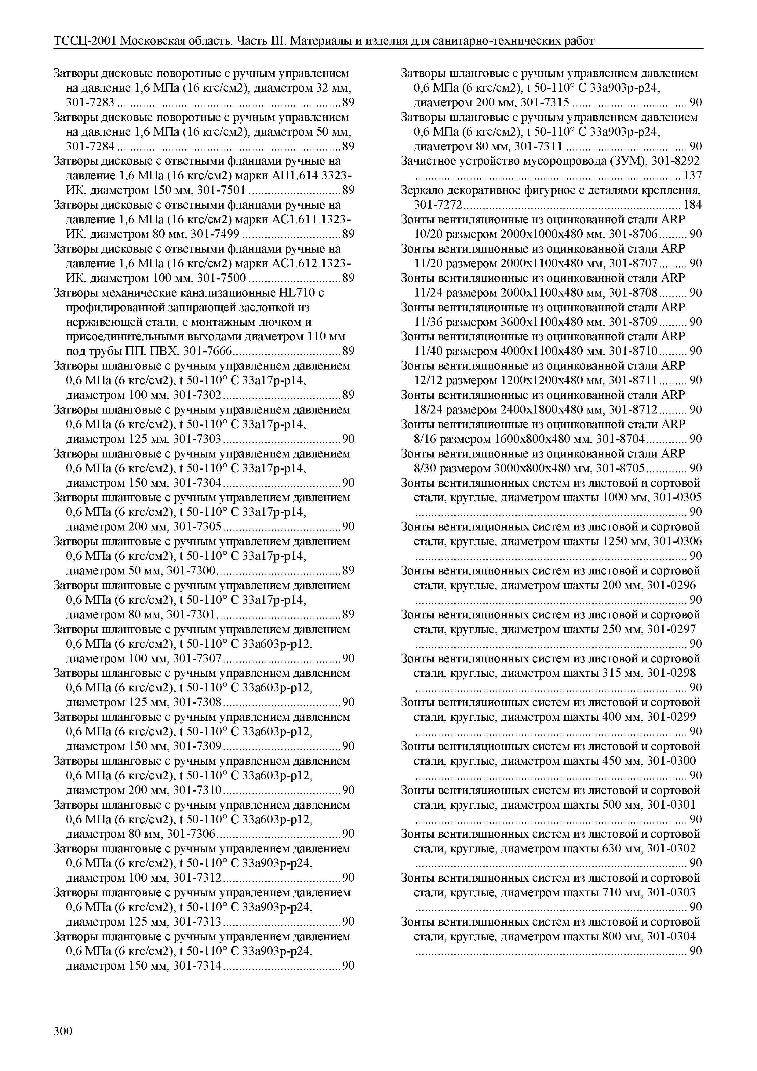 ТССЦ 01-2001 Московская область