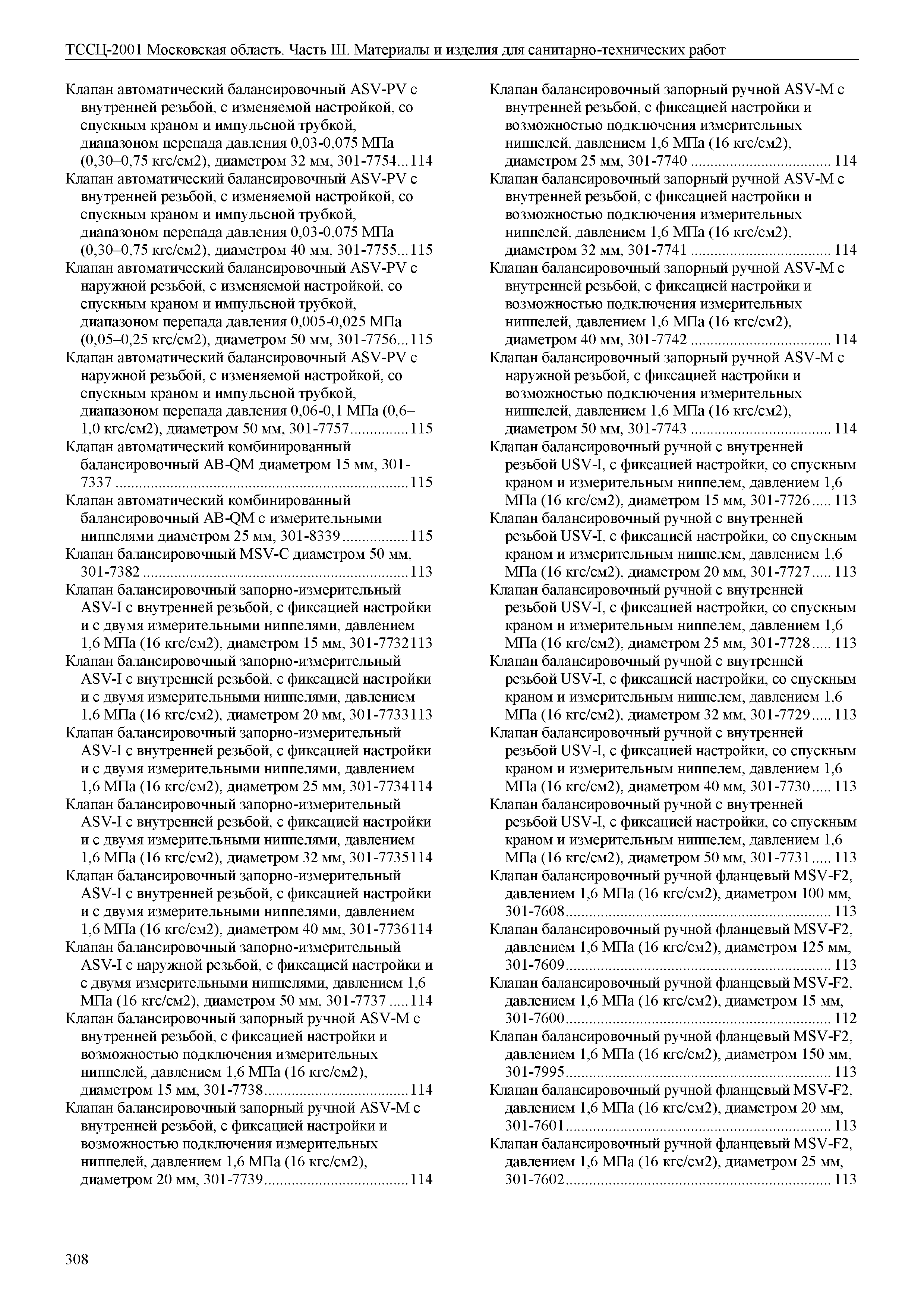 ТССЦ 01-2001 Московская область